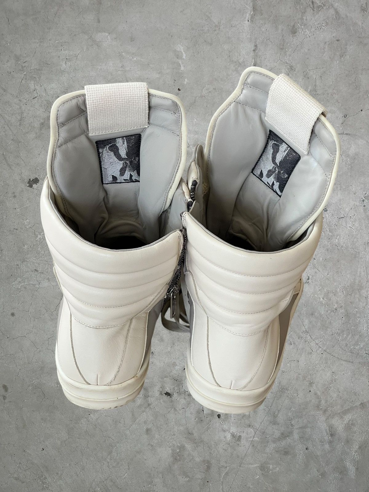 Rick Owens Rick Owens Leather Geobaskets Size US 13 / EU 46 - 4 Thumbnail