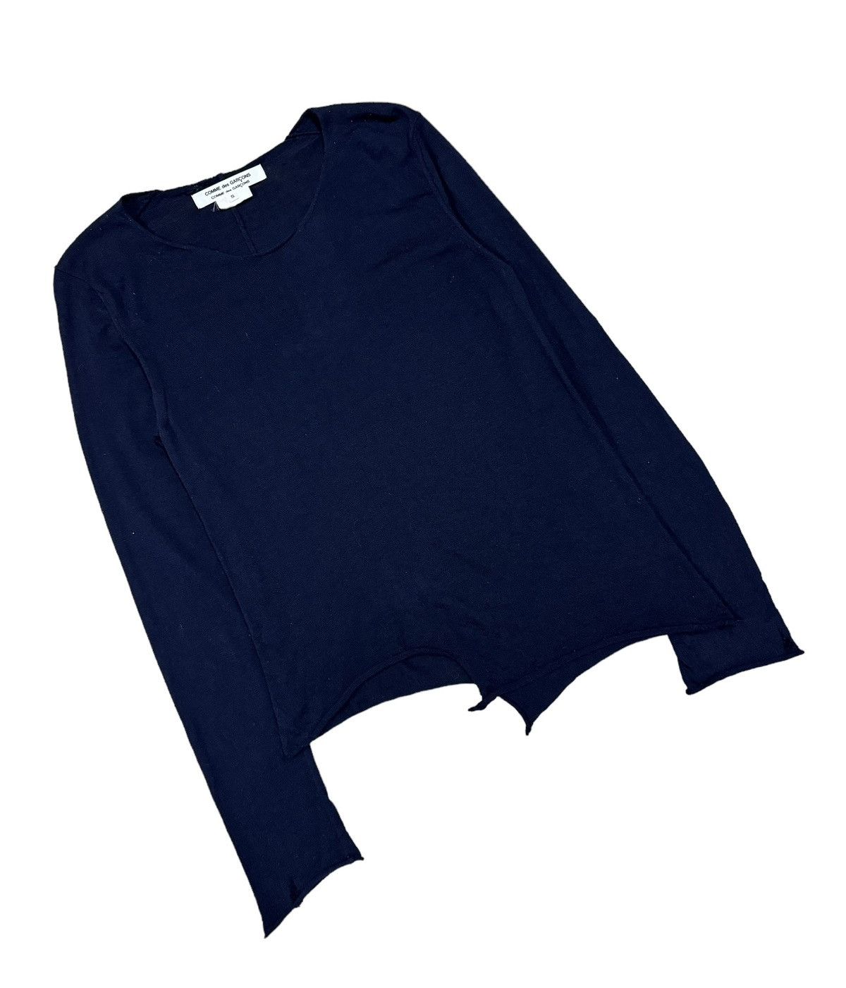 Comme des Garcons × Comme des Garcons Homme Plus Comme Des Garçons Knitwear Wool Jumper Asymmetric Shirt Size US S / EU 44-46 / 1 - 9 Thumbnail