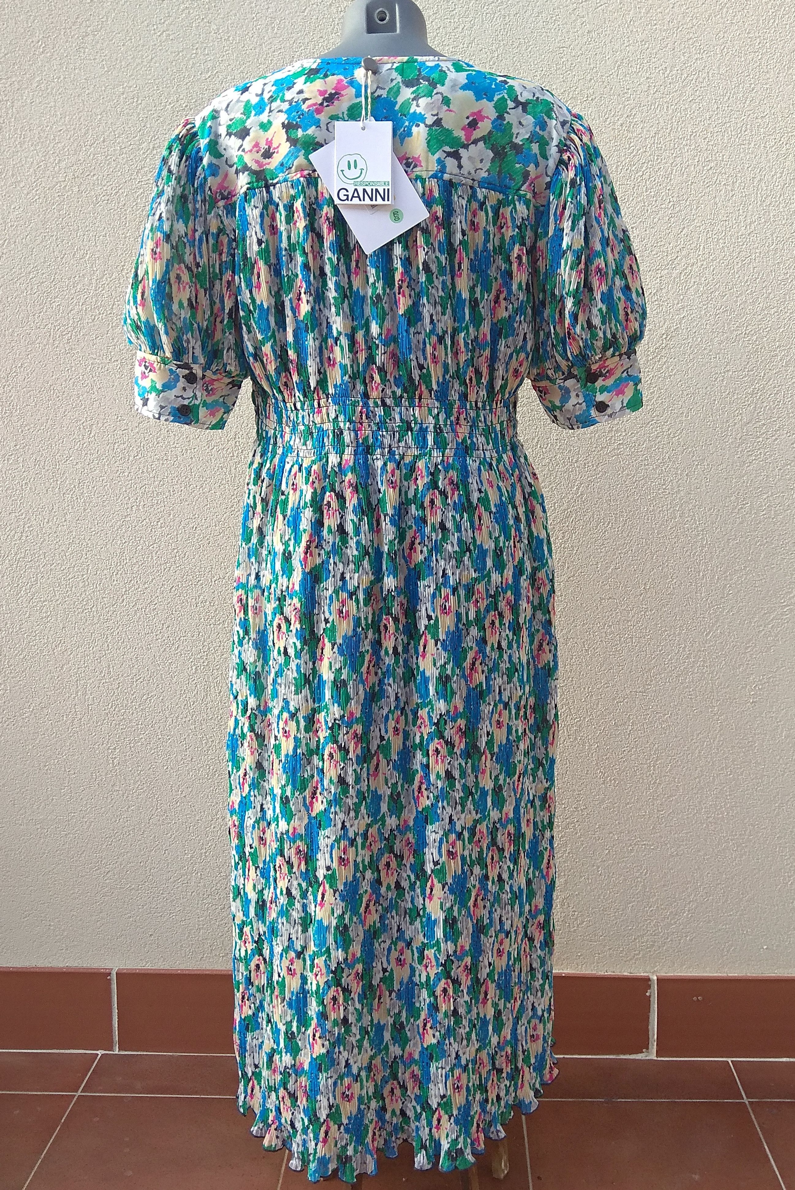 Ganni Pleated maxi dress Size S / US 4 / IT 40 - 3 Thumbnail