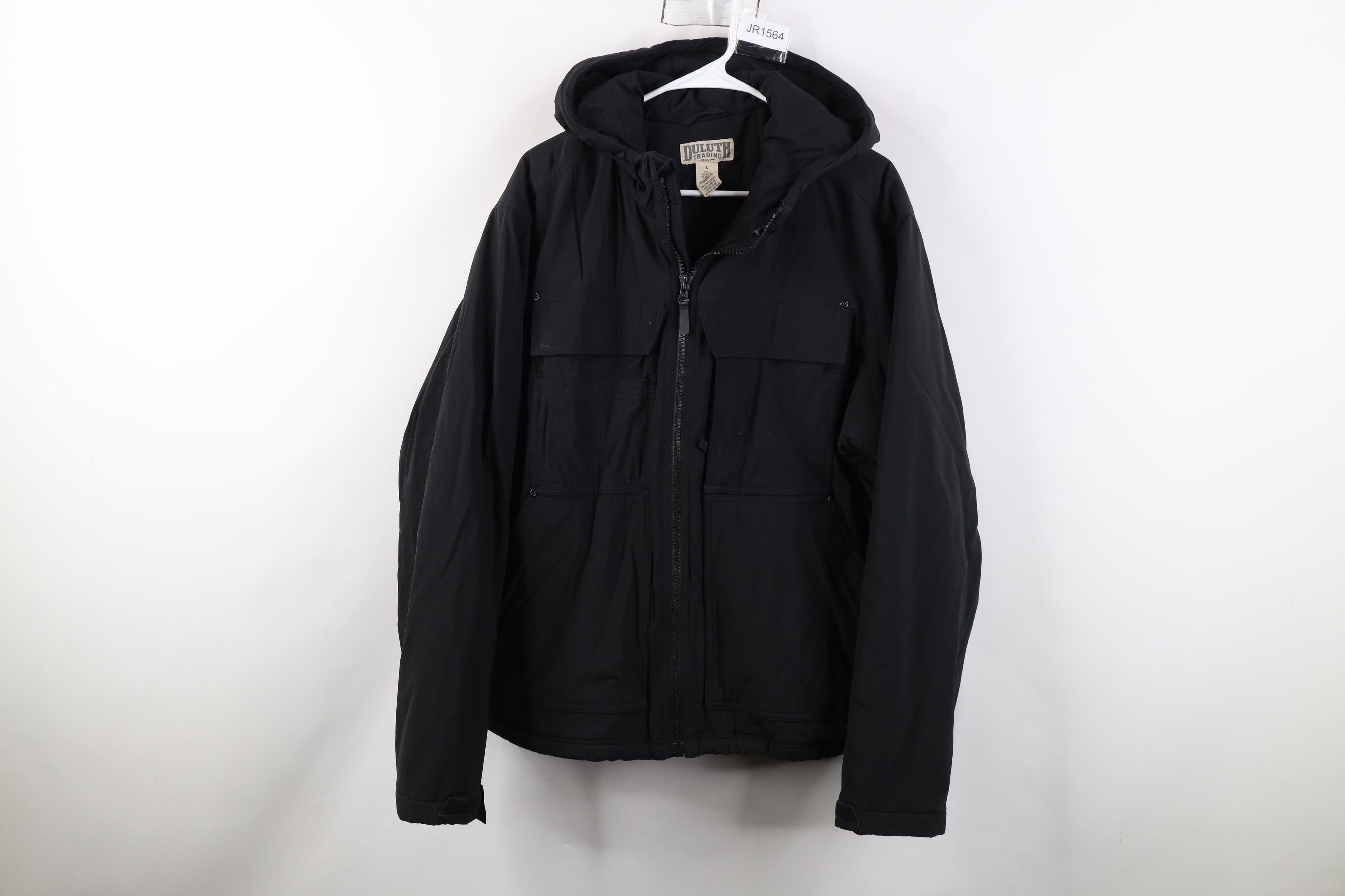 Duluth Trading Company Duluth Trading Co Full Zip Tactical Hooded Puffer Jacket Size US L / EU 52-54 / 3 - 1 Thumbnail