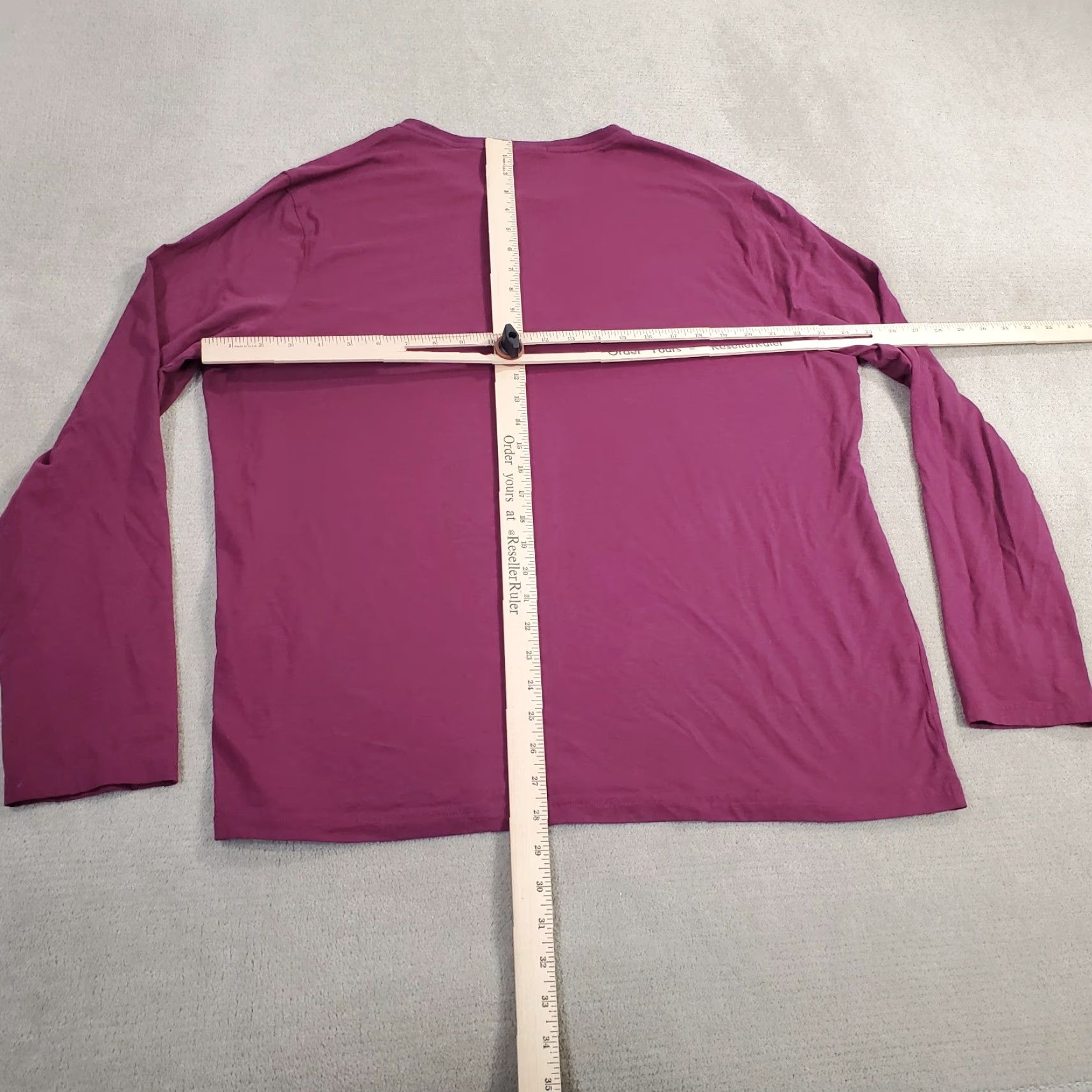 Vintage Greyson Shirt Mens XL Purple Long Sleeve Performance Stretch Solid Read Size US XL / EU 56 / 4 - 6 Thumbnail