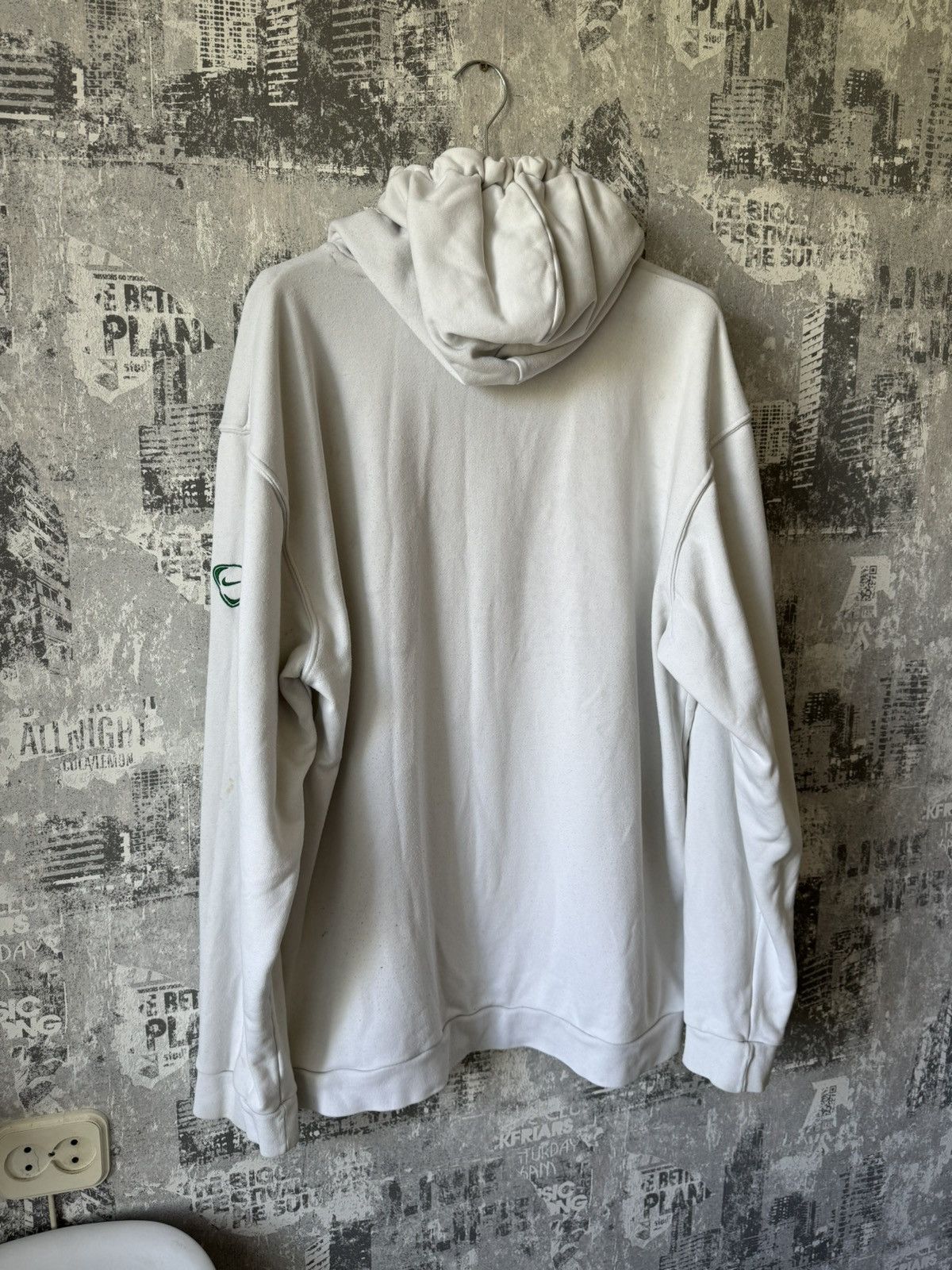 Nike Vintage Nike Center Swoosh Hoodie Size US XL / EU 56 / 4 - 4 Thumbnail