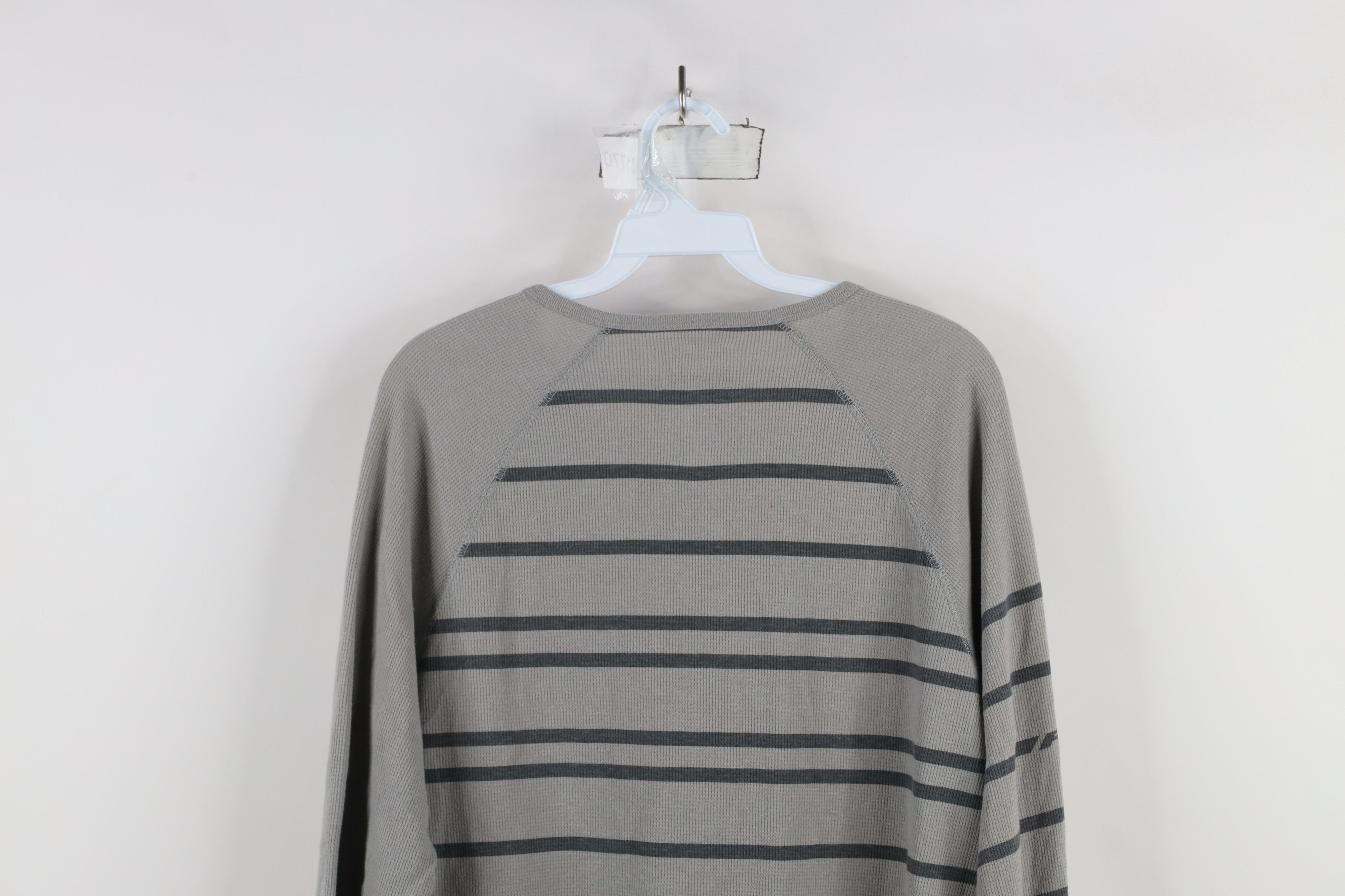 Fox Racing × Vintage Vintage Fox Racing Logo Thermal Waffle Knit Henley T-Shirt Size US L / EU 52-54 / 3 - 11 Thumbnail