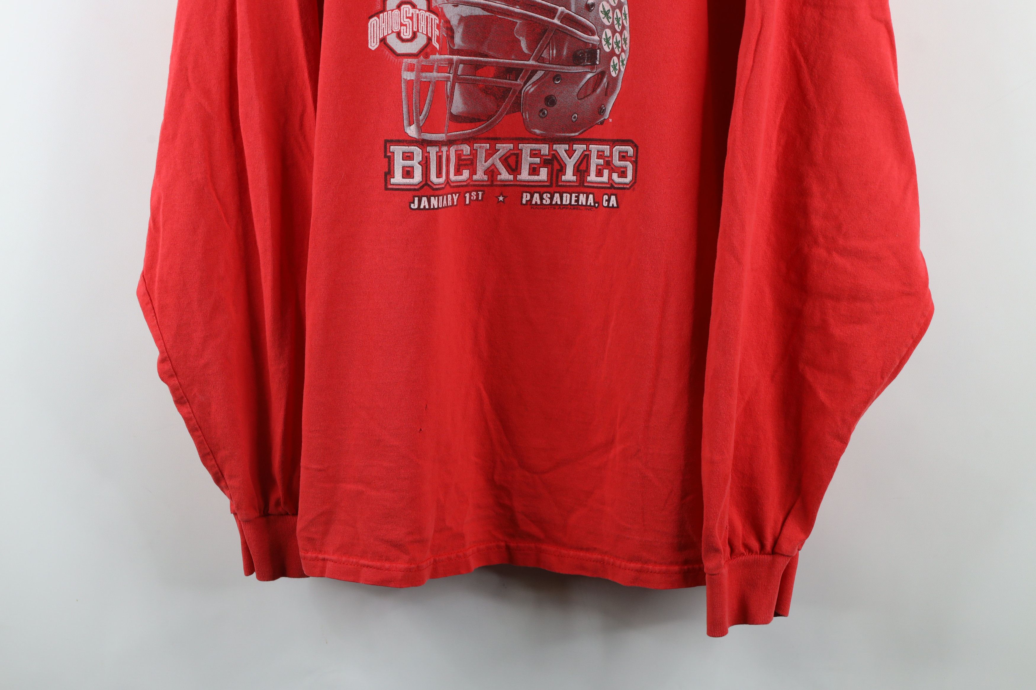 Vintage Y2K 2010 Rose Bowl Ohio State University Football T-Shirt Size US XXL / EU 58 / 5 - 3 Thumbnail