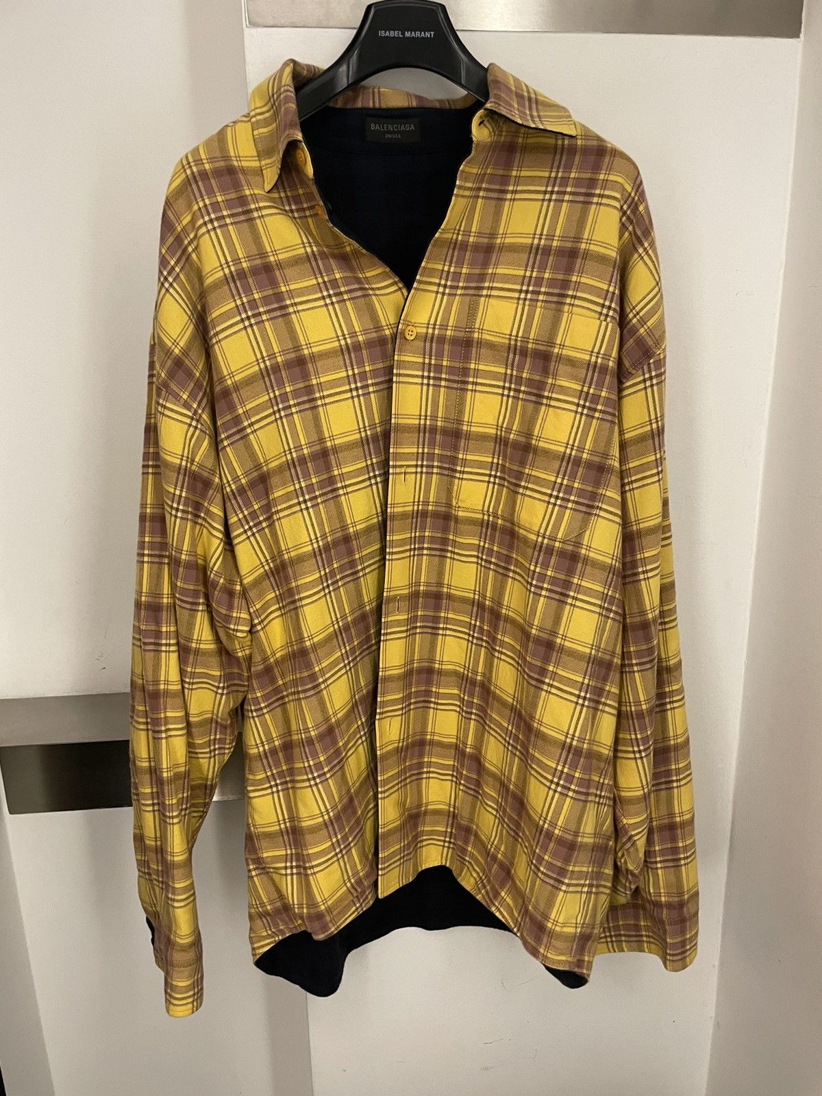 Balenciaga Reversible checked shirt Size US L / EU 52-54 / 3 - 1 Thumbnail