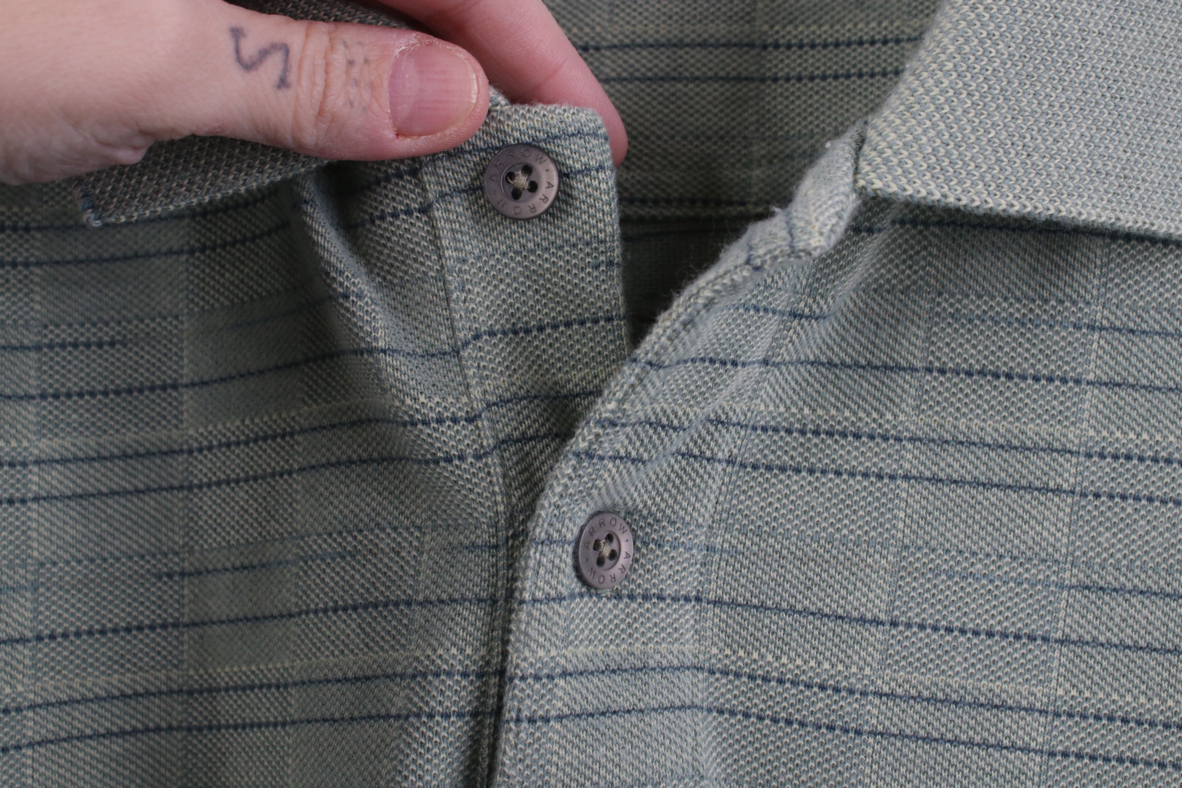 Vintage Vintage 90s Y2K Streetwear Checkered Knit Collared Golf Polo Size US L / EU 52-54 / 3 - 4 Thumbnail