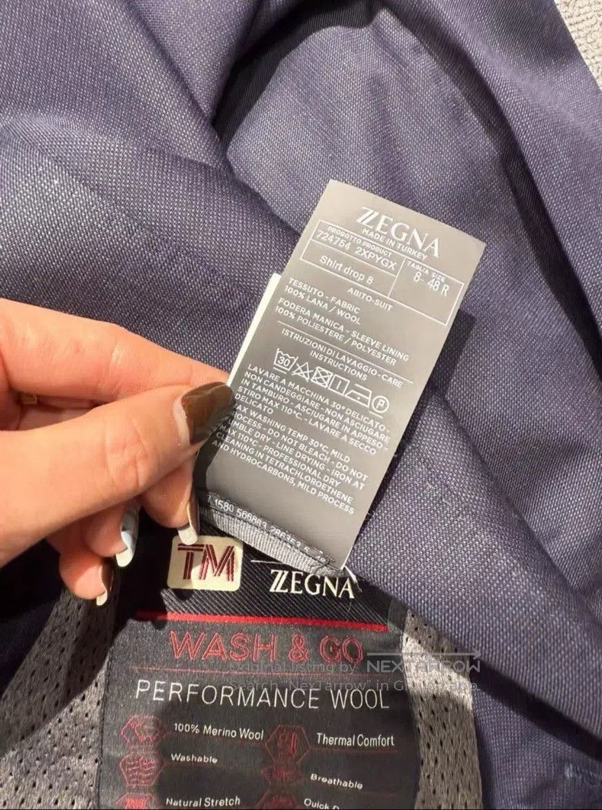 Ermenegildo Zegna ZEGNA TM Series Wool Suit. Size US L / EU 52-54 / 3 - 6 Thumbnail