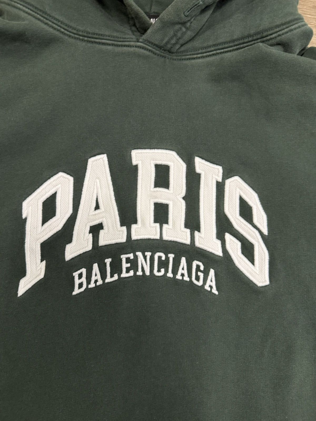 Balenciaga Limited Edition Balenciaga Cities Paris Hoodie Green Size US M / EU 48-50 / 2 - 2 Thumbnail