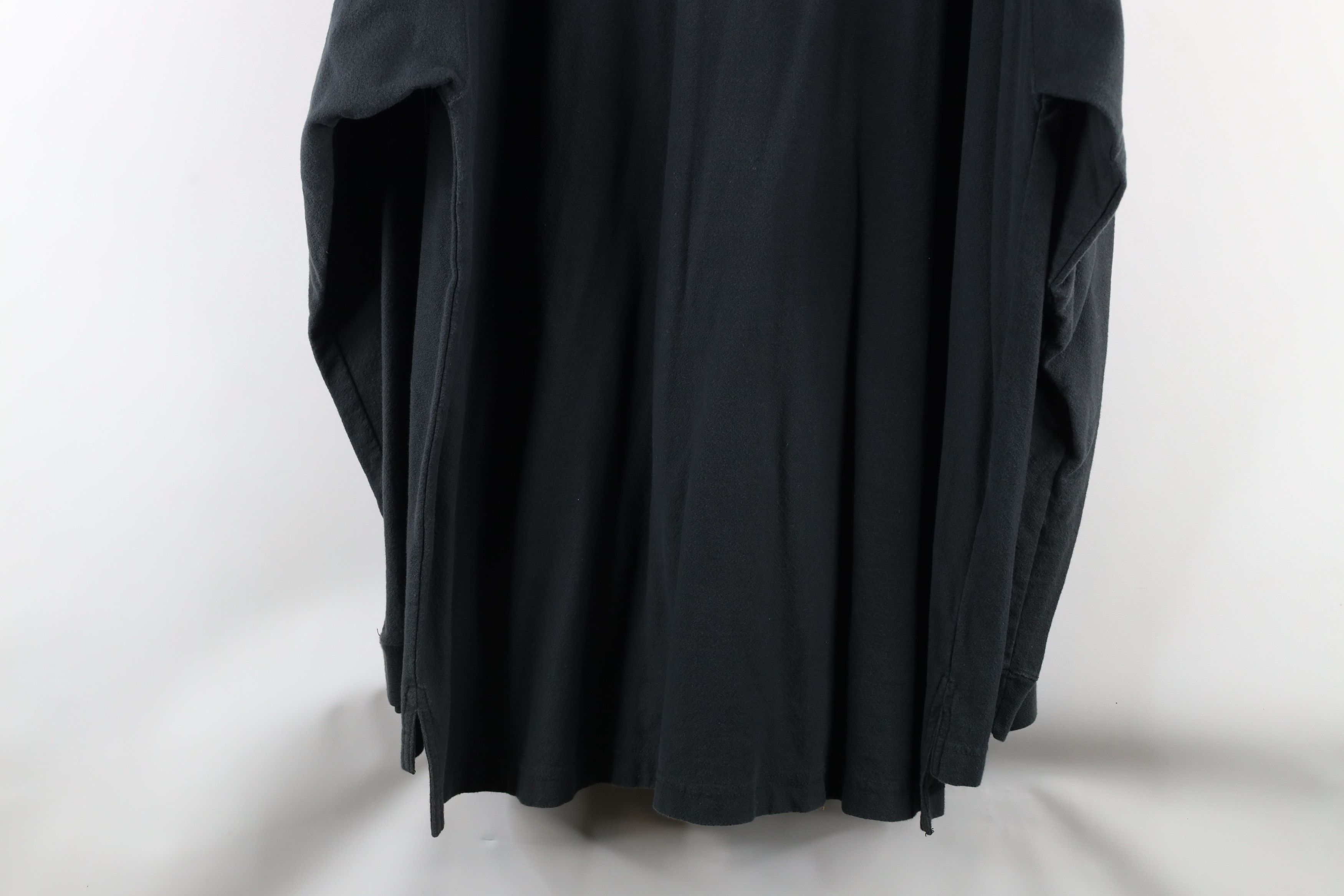 Vintage Vintage 90s Streetwear Collared Long Sleeve Rugby Polo Black Size US XL / EU 56 / 4 - 10 Thumbnail