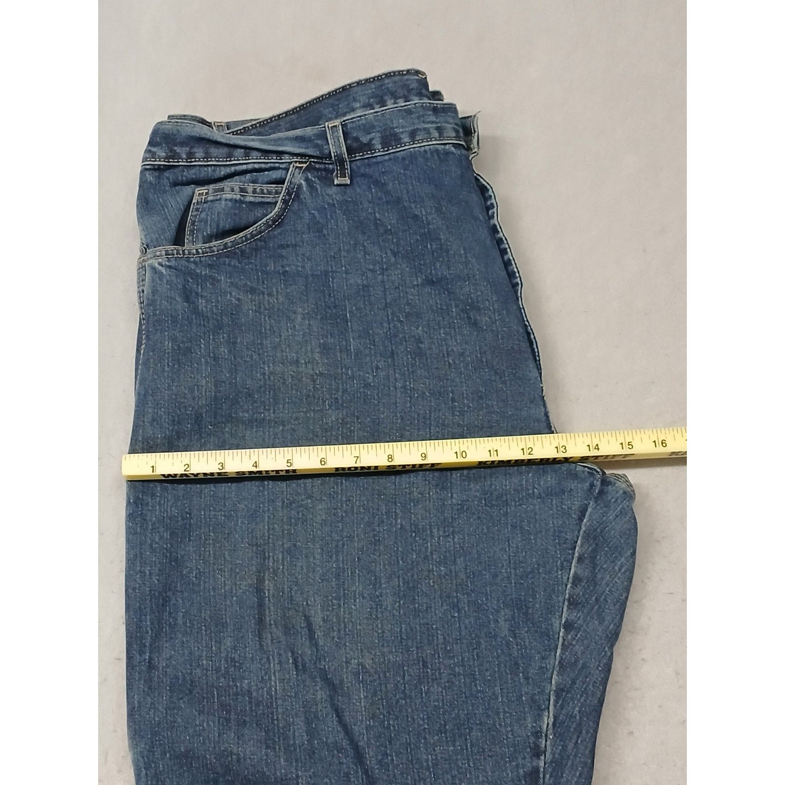 Dickies Dickie's (44x32) Men's Relaxed Carpenter Blue Denim Jeans Size US 44 / EU 60 - 6 Thumbnail