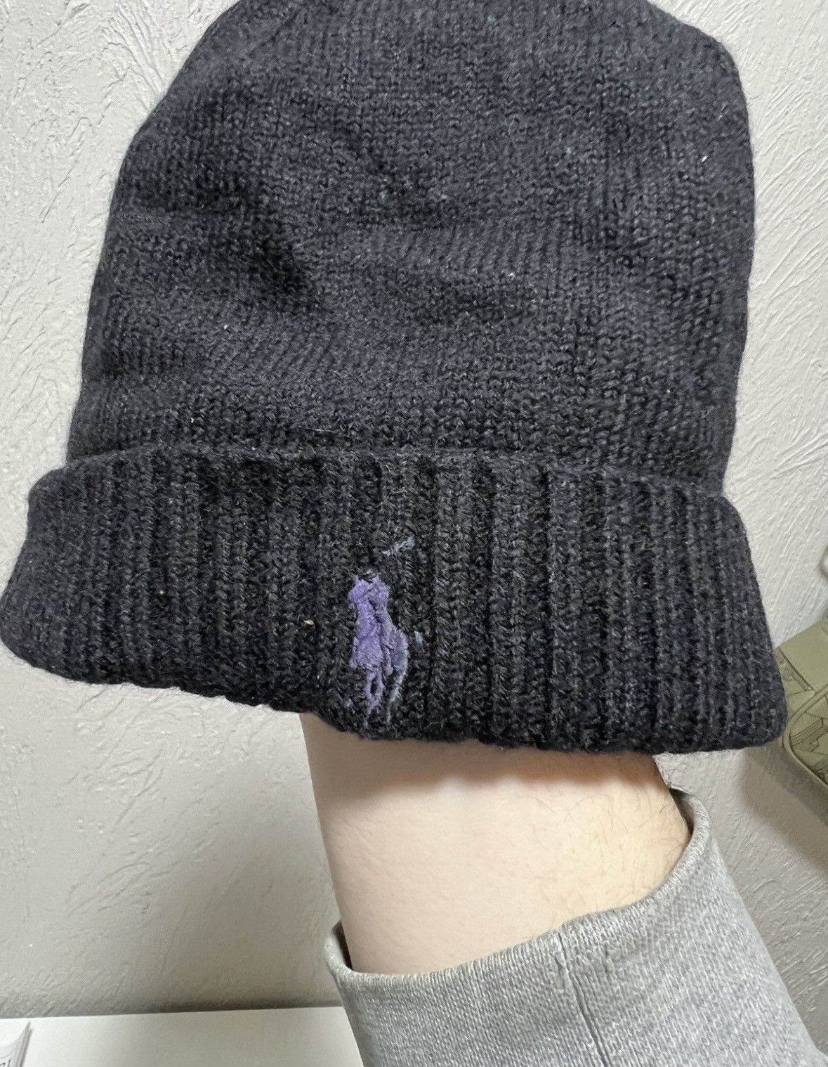 Polo Ralph Lauren Vintage Polo Ralph Lauren Wool Black Hat Size ONE SIZE - 9 Thumbnail