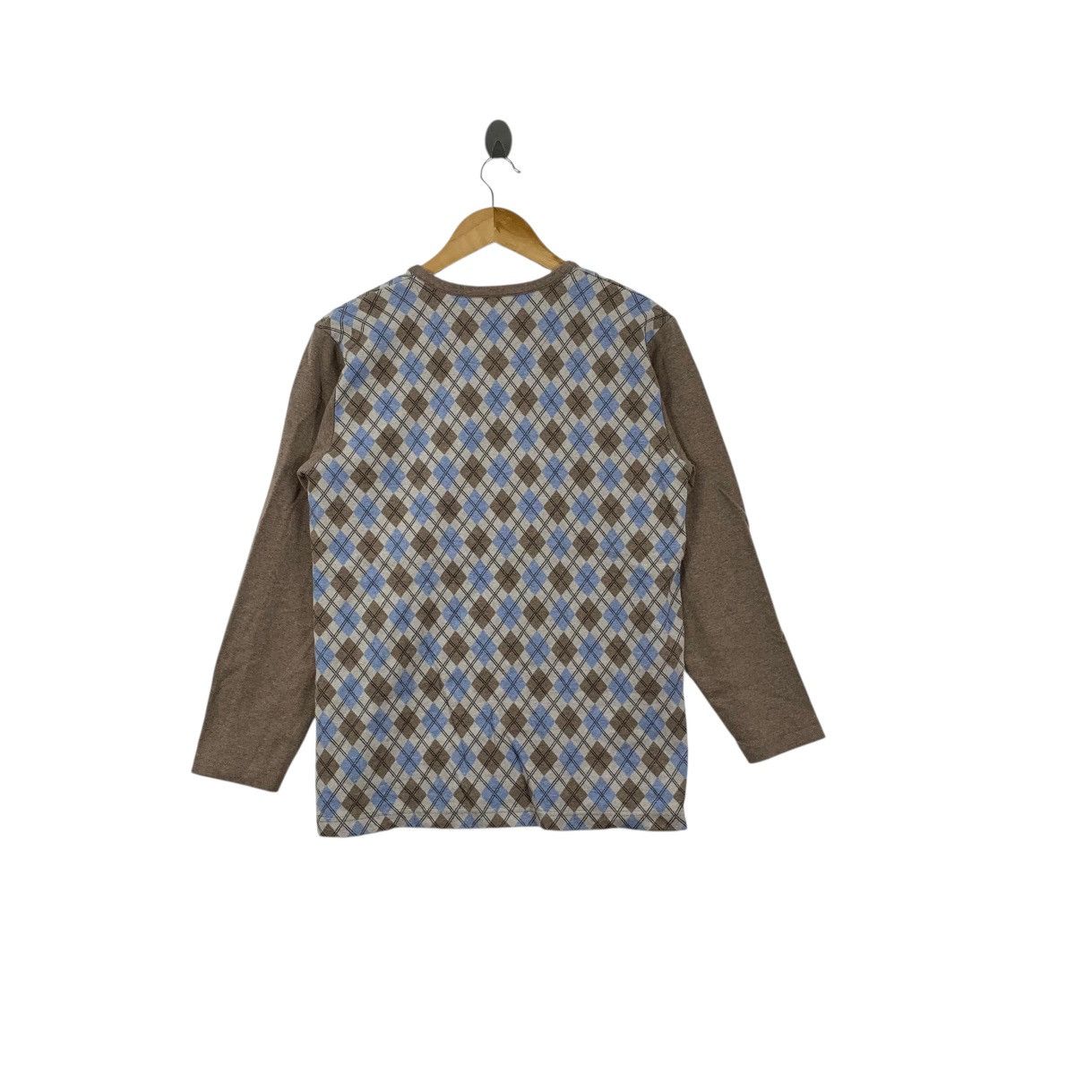 Aquascutum Vintage AQUASCUTUM LONDON Argyle Nova Checks Sweatshirt Size M / US 6-8 / IT 42-44 - 8 Thumbnail