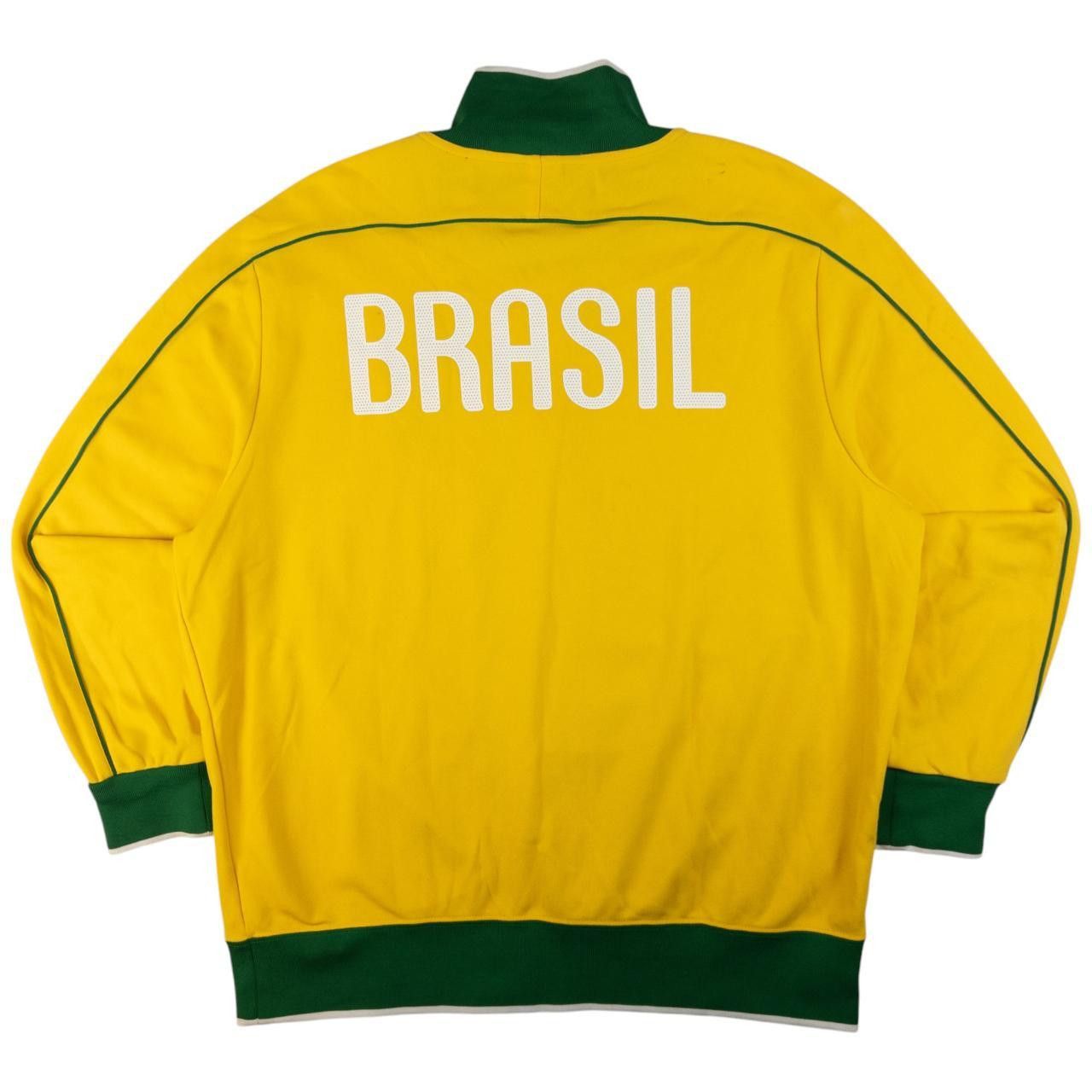 Nike Vintage Nike Brazil CBF Zip Up Jacket Size XL Size US XL / EU 56 / 4 - 2 Thumbnail