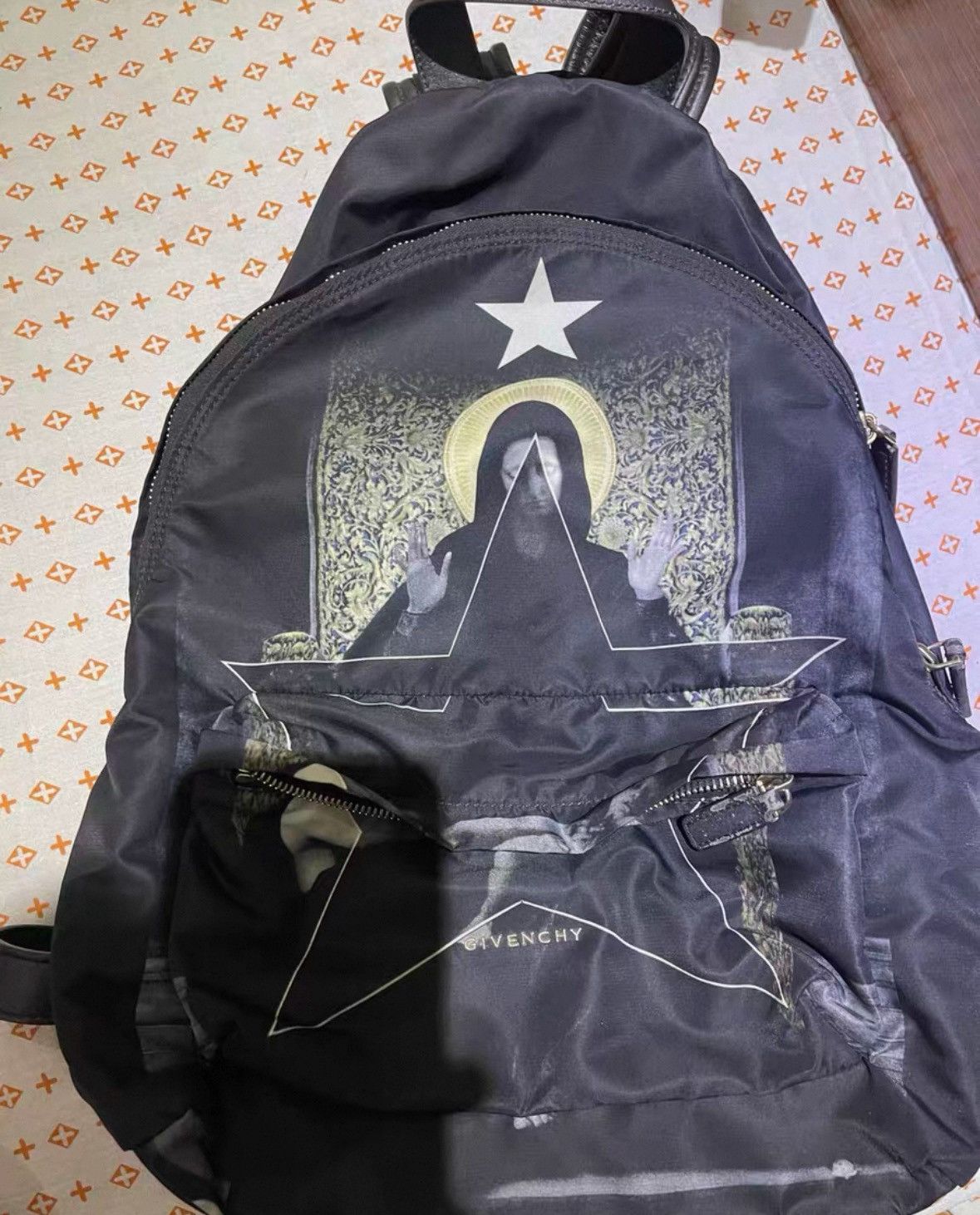 Givenchy Givenchy Virgin Series Fabric Backpack Size ONE SIZE - 12 Thumbnail