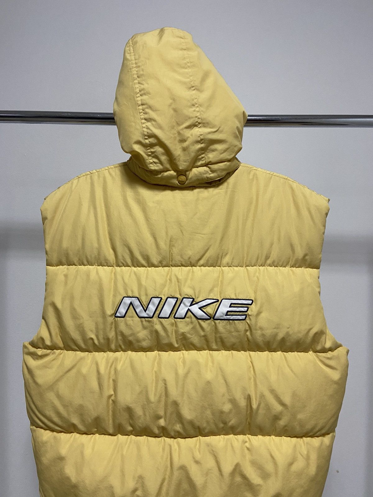 Nike × Vintage Nike Vintage Vest Big Spell Out Logo Puffer Small Swoosh Size US M / EU 48-50 / 2 - 3 Thumbnail