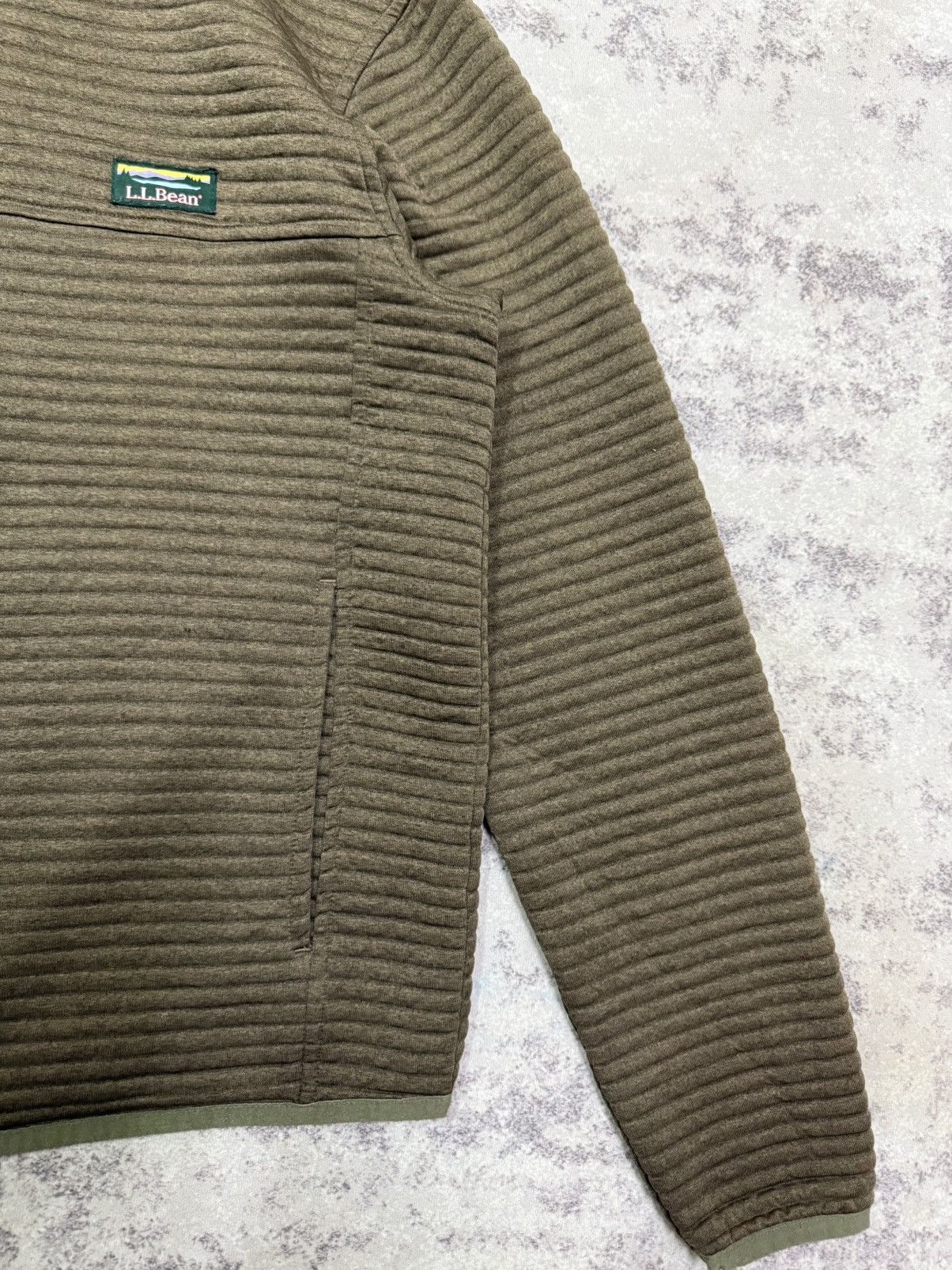 L.L. Bean L.L Bean Slightly Fitted Quilted Zip Up Outdoor Sweater Size US S / EU 44-46 / 1 - 6 Thumbnail