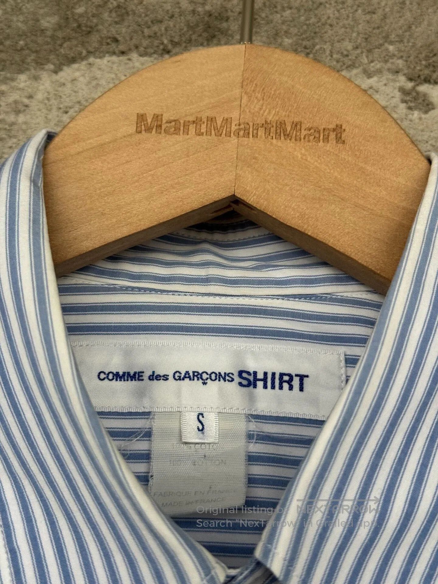 Comme des Garcons SHIRT Comme Des Garçons Mickey Striped Shirt. Size US S / EU 44-46 / 1 - 5 Thumbnail