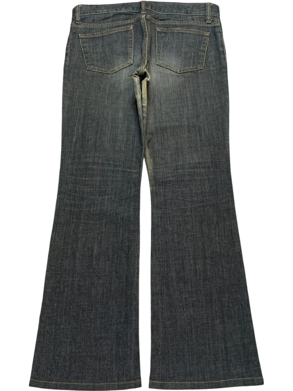 Uniqlo Vintage Japanese Uniqlo Mud Wash Style Flared Jeans Size 33" - 2 Thumbnail