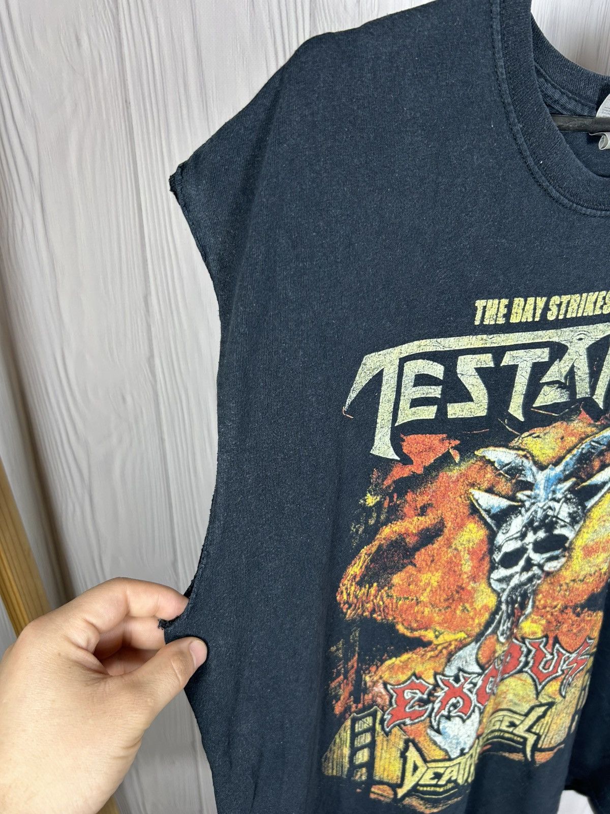 Band Tees Vintage Testament Exodus Europe Tour Size L Size US L / EU 52-54 / 3 - 7 Thumbnail