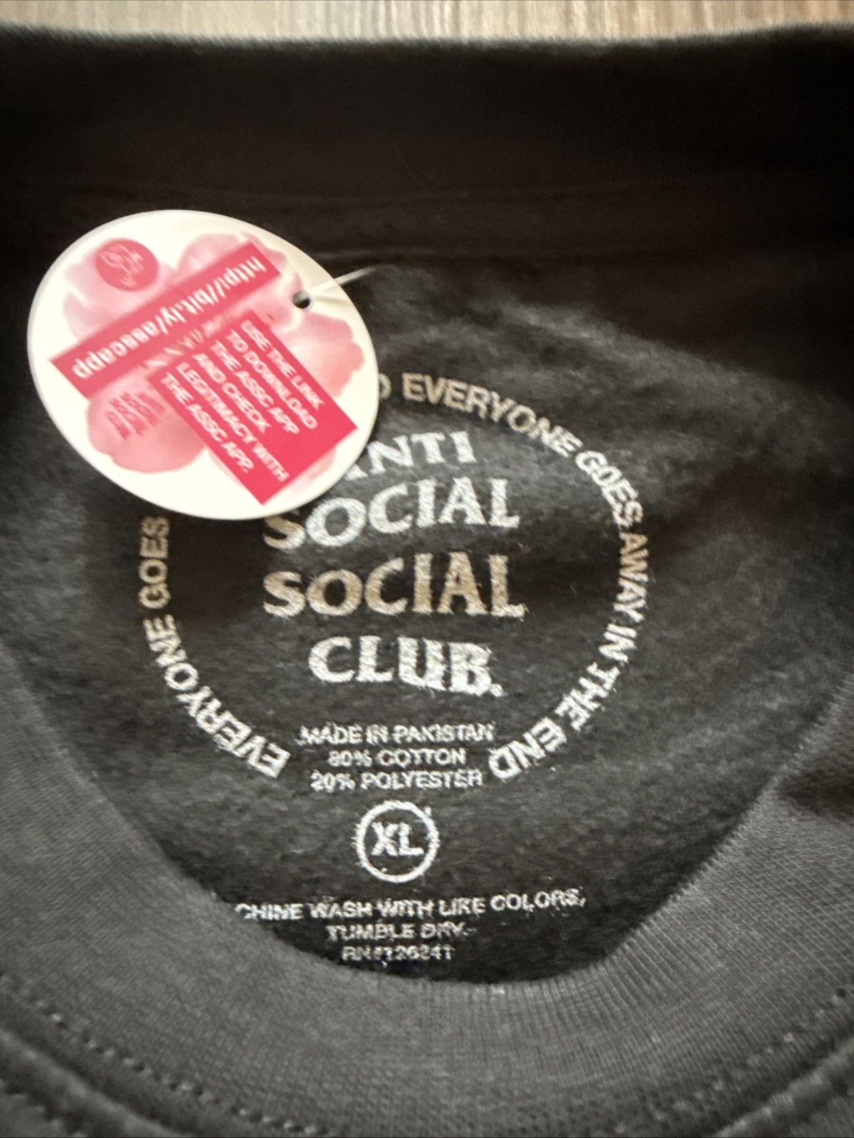 Anti Social Social Club Anti Social Social Club Speechless Crewneck Sweater Black XL Size US XL / EU 56 / 4 - 3 Thumbnail