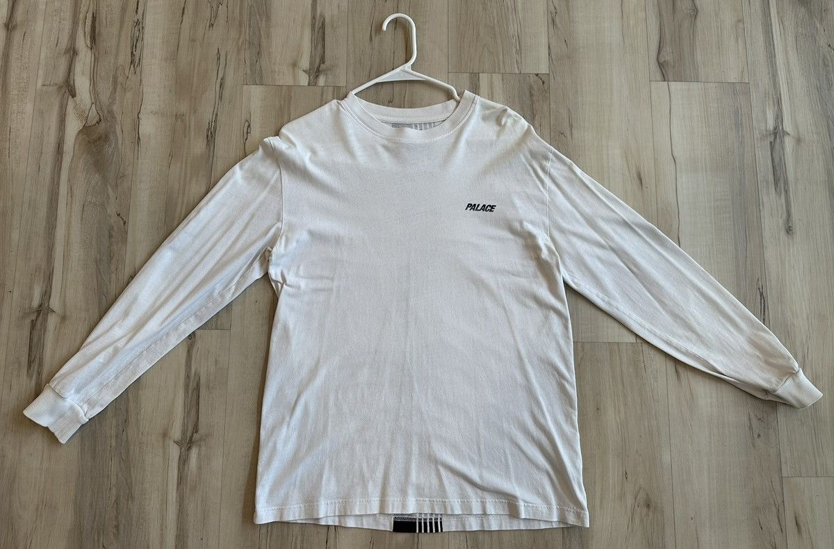 Palace Palace Line Stripe Longsleeve T-Shirt White Size Medium Size US M / EU 48-50 / 2 - 2 Thumbnail