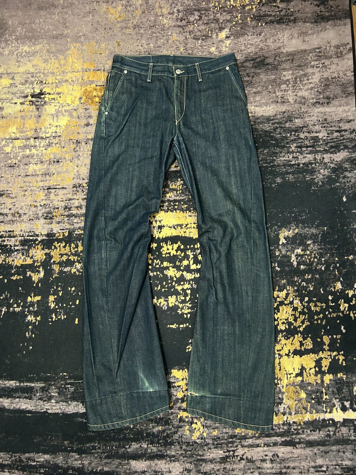Engineered Garments × Levi's Levis Engineered Distressed Jeans Size US 31 - 2 Thumbnail