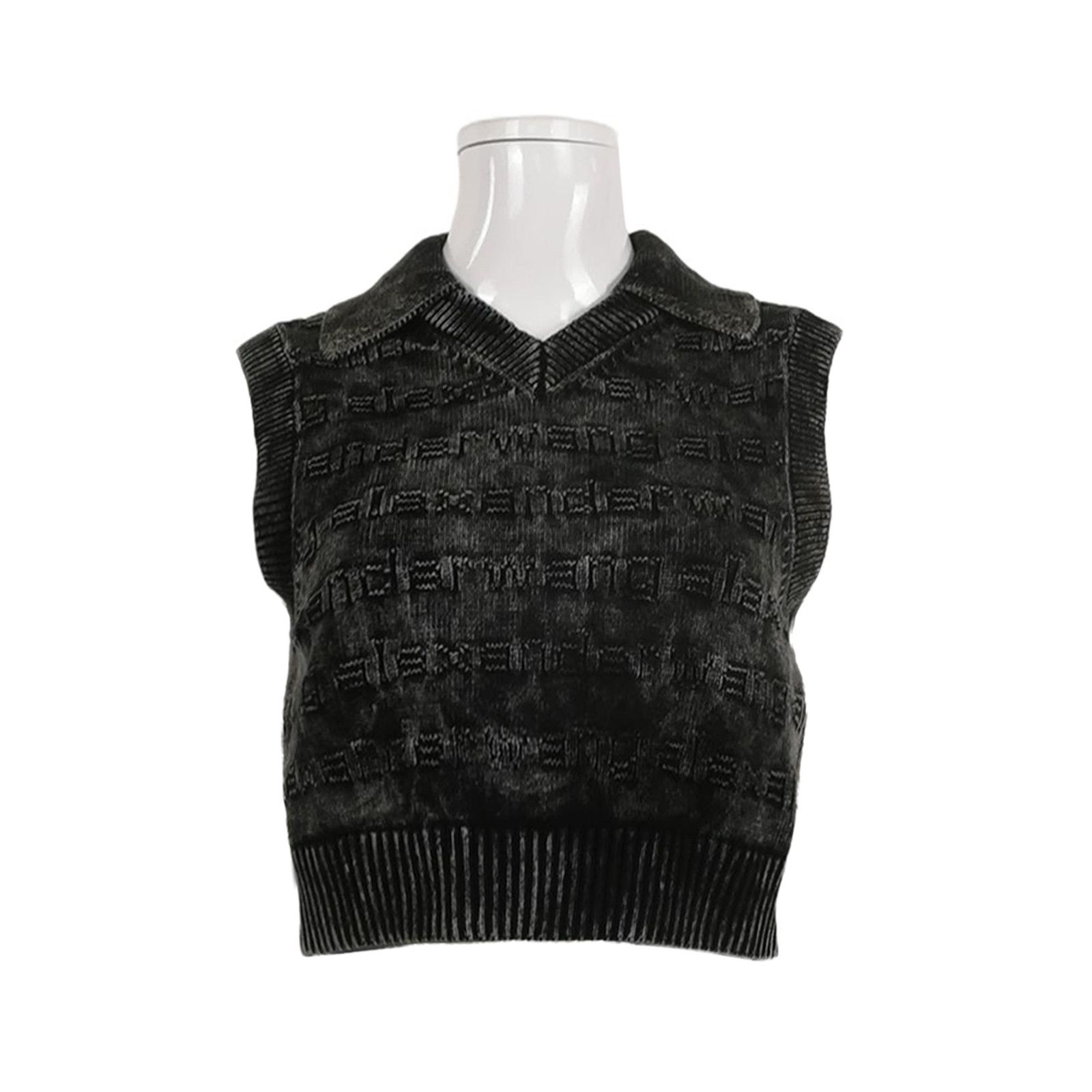 Alexander Wang Alexander Wang Logo Knit Vest Size S Size S / US 4 / IT 40 - 1 Thumbnail