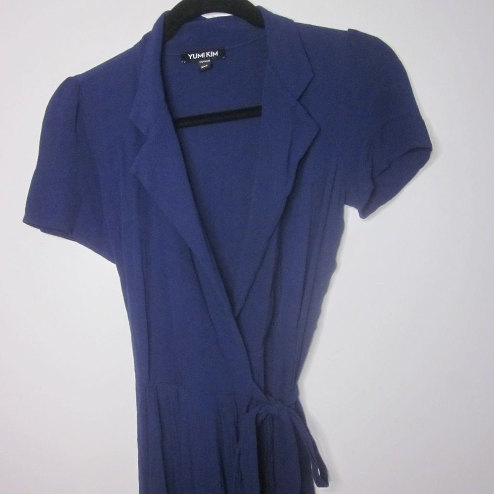 Anthropologie Yumi Kim Meet & Greet Dress Navy Blue XXS Size XXS / US 00 / IT 34 - 5 Thumbnail