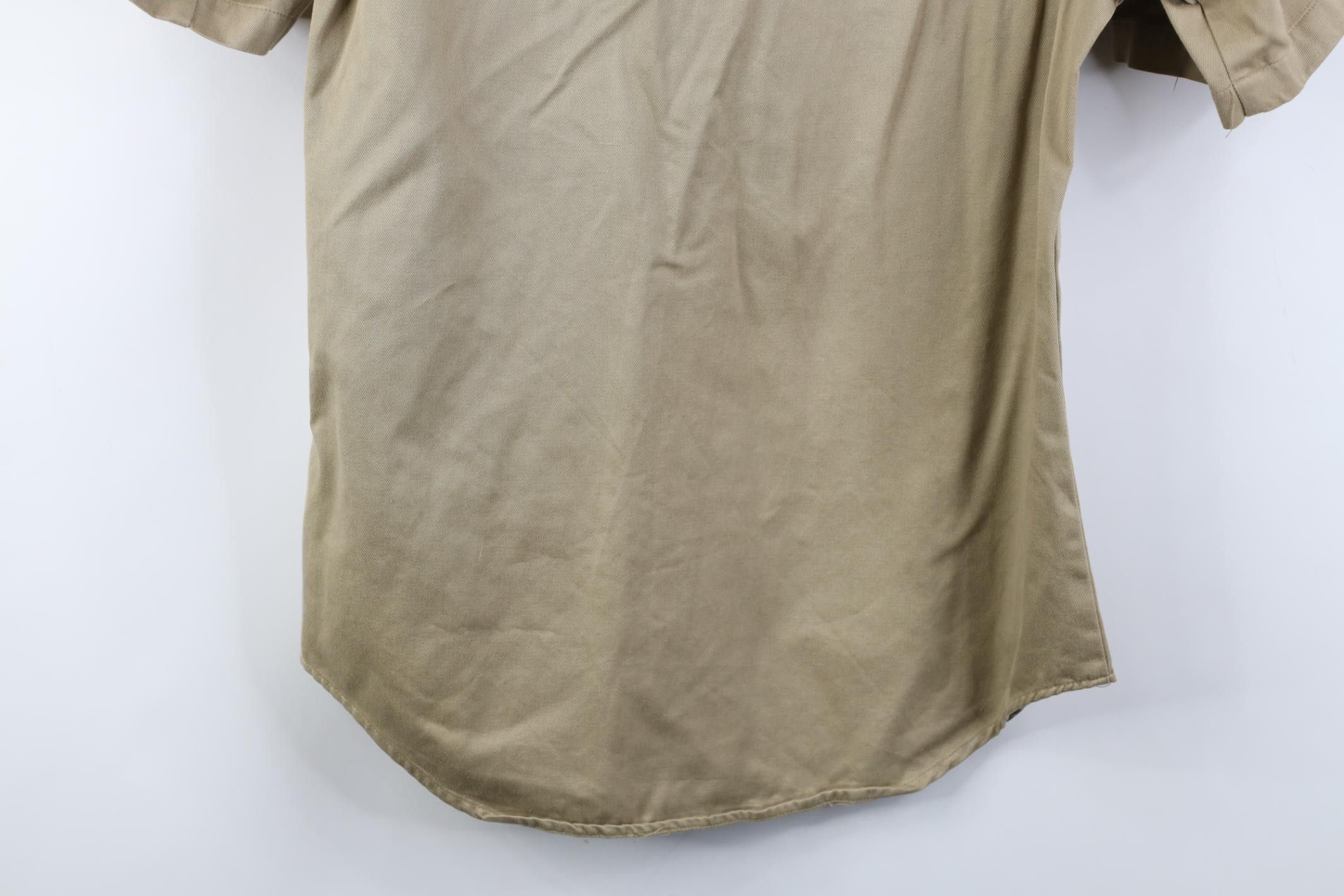 Vintage Vintage 70s Vietnam War Short Sleeve Button Shirt Khaki USA Size US S / EU 44-46 / 1 - 15 Thumbnail