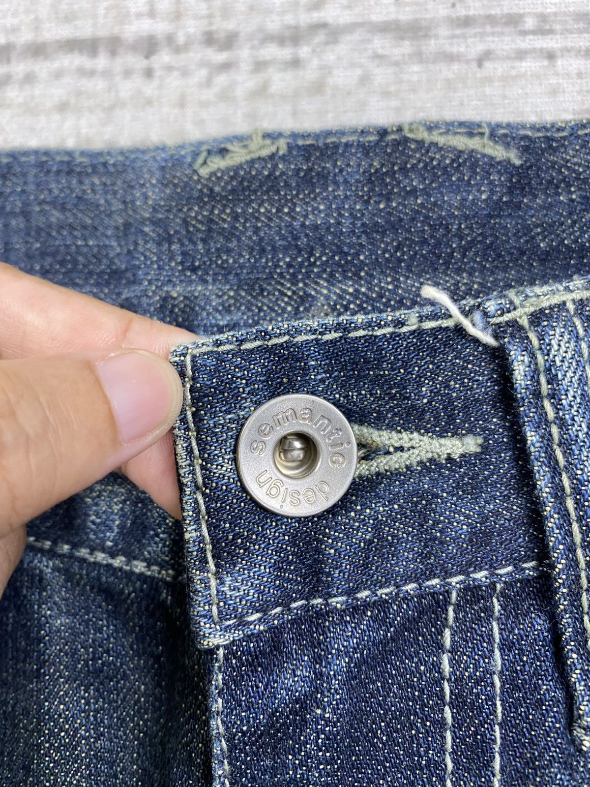 Japanese Brand × Vintage × semanticdesign Vintage Semantic Design Denim Jeans Size US 34 / EU 50 - 12 Thumbnail