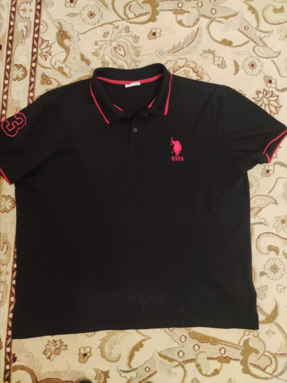 U.S. Polo Assn. VINTAGE US POLO ASSN XXL POLO NUMBER 3 Size US XXL / EU 58 / 5 - 1 Thumbnail