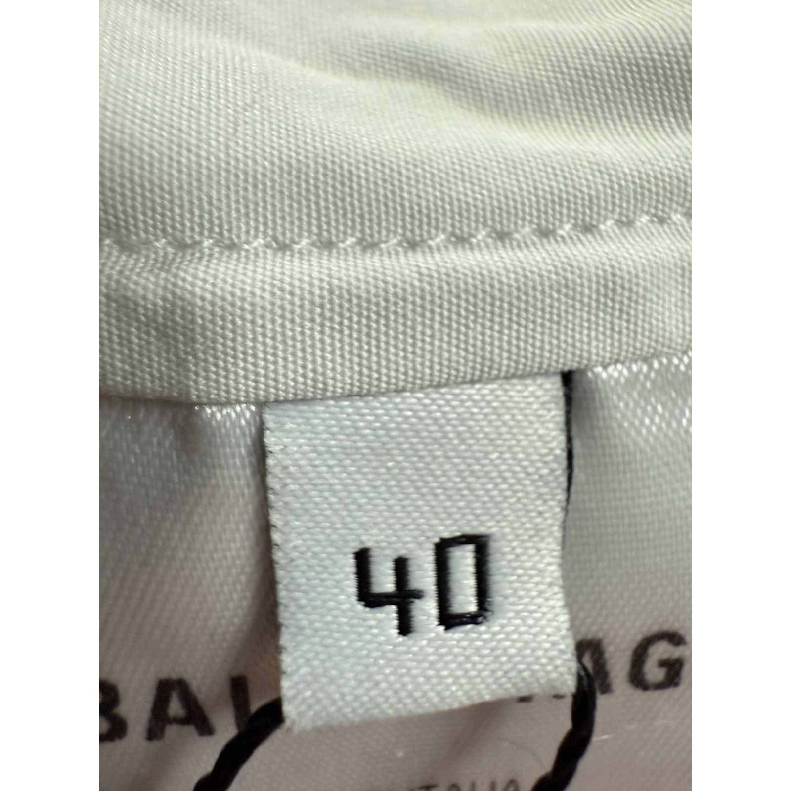 Balenciaga Balenciaga All Over Short Sleeve Button Up White Used 40 XL Size US XL / EU 56 / 4 - 3 Thumbnail