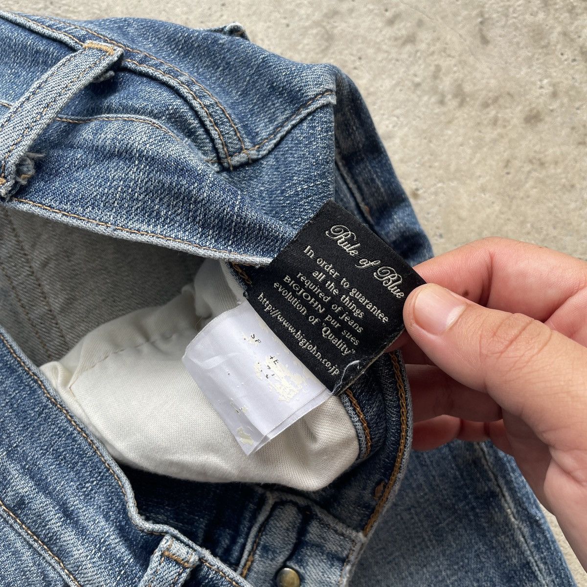 Big John × Japanese Brand × Jean W30x30💥 Vintage Big John Faded Jeans Denim Pants Japan Size US 30 / EU 46 - 9 Thumbnail
