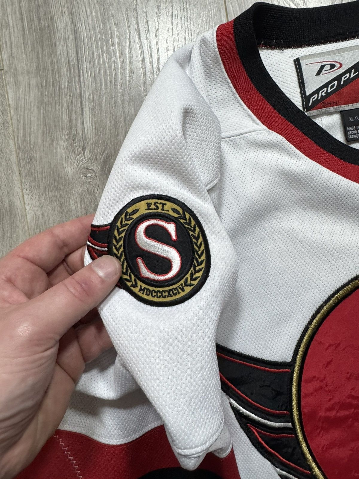 Pro Player Vintage Ottawa Senators Jersey Mens XL White Pro Player Size US XL / EU 56 / 4 - 7 Thumbnail