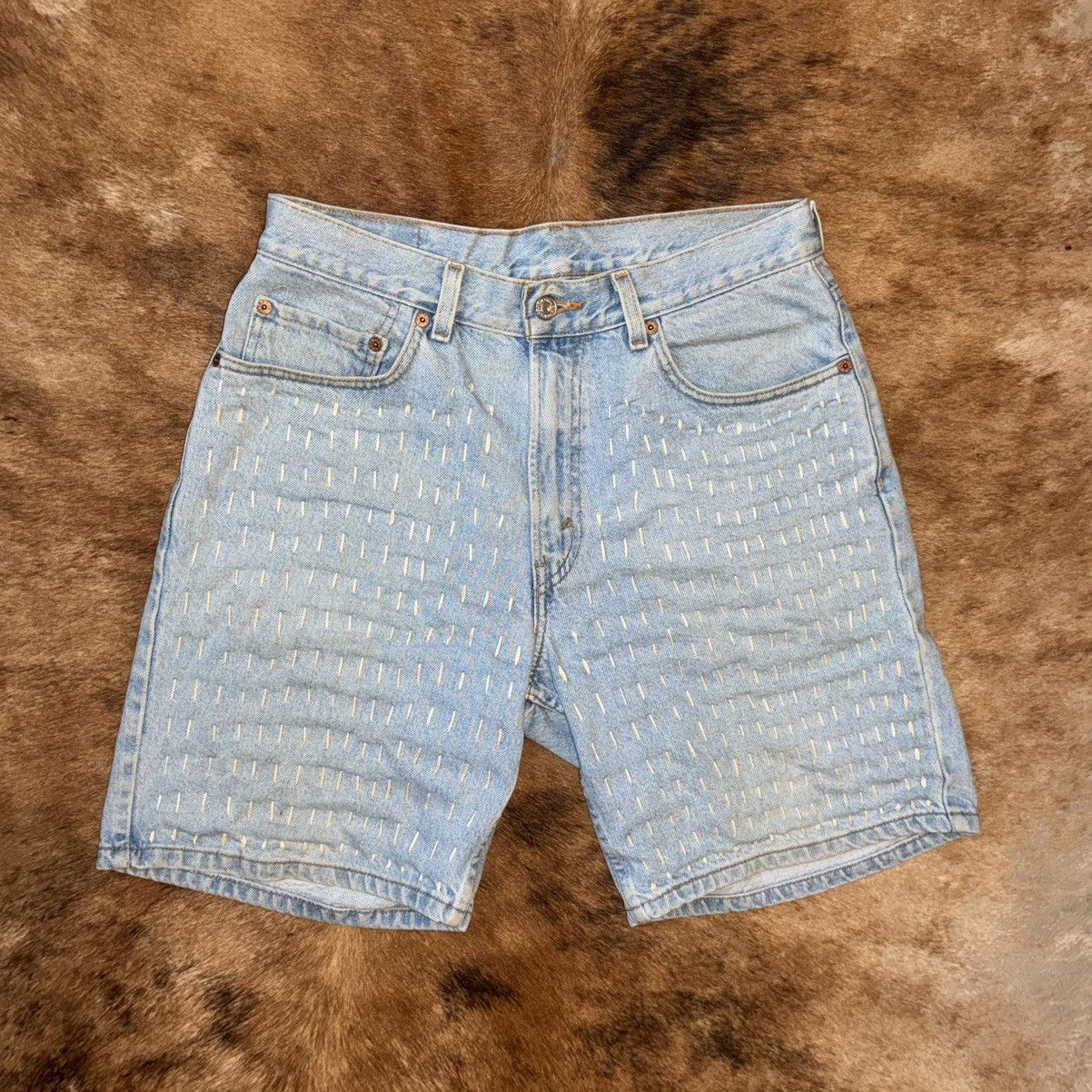 Levi's Vintage Shashiko Levi’s Shorts Size US 31 - 1 Thumbnail