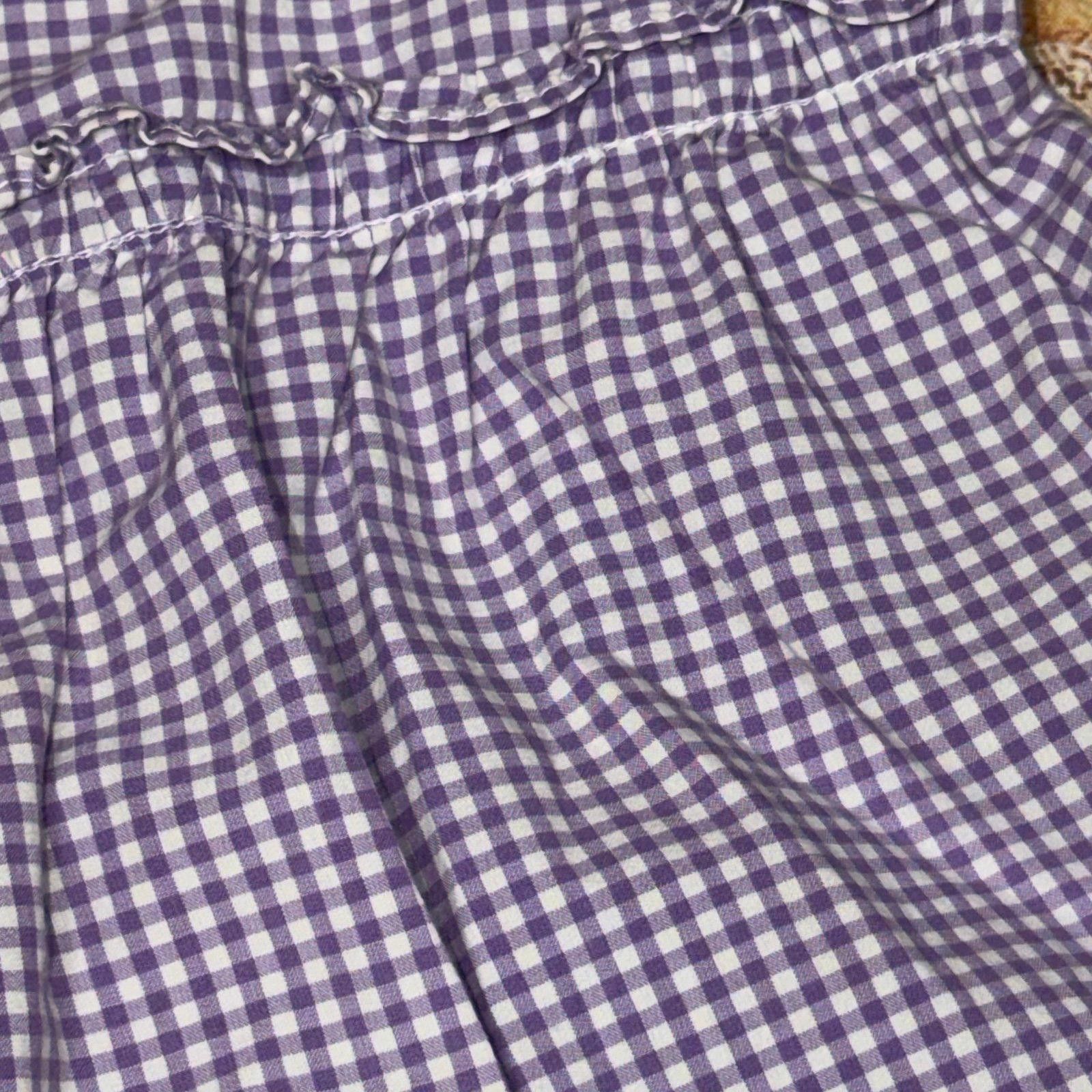 Polo Ralph Lauren Ralph Lauren Purple Gingham Short Sleeve Shirt Size 4/4T Size ONE SIZE - 5 Thumbnail