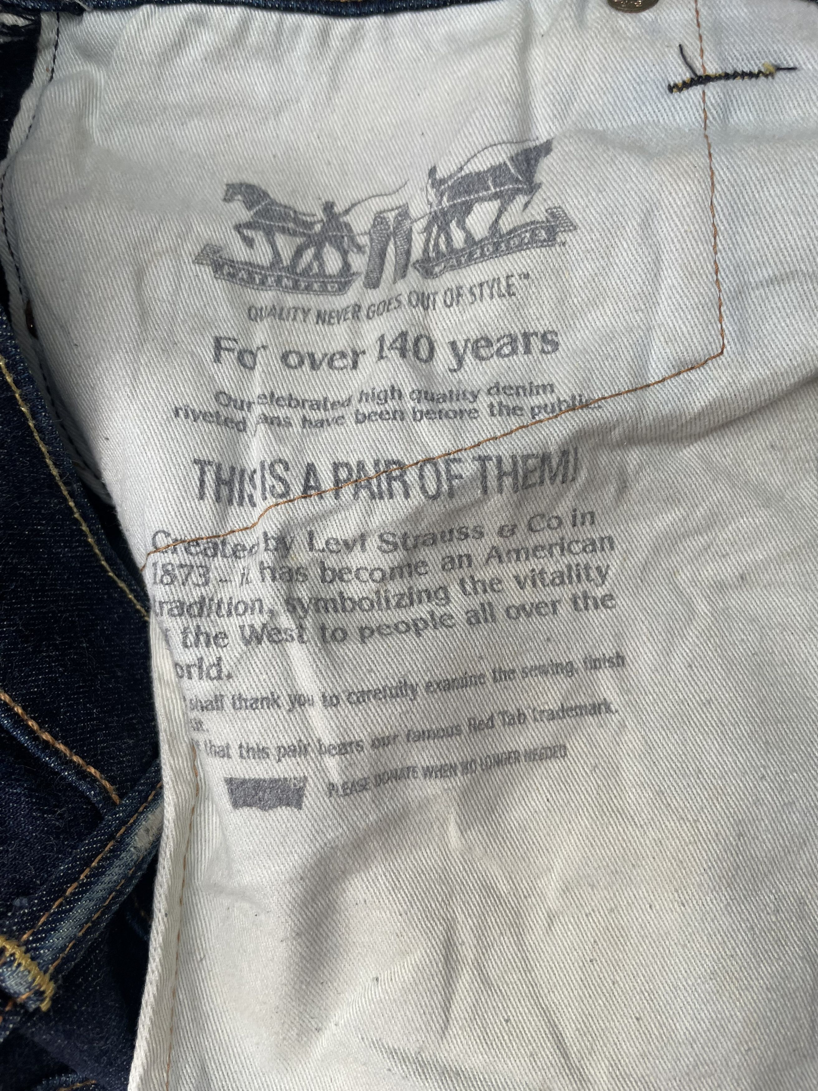 Levi's Levis 511 Denim Size US 34 / EU 50 - 11 Thumbnail