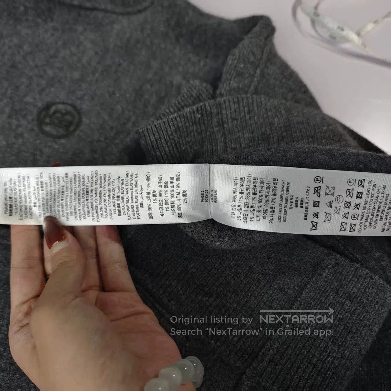 Burberry burberry cashmere zip-up hoodie jacket. Size US M / EU 48-50 / 2 - 7 Thumbnail