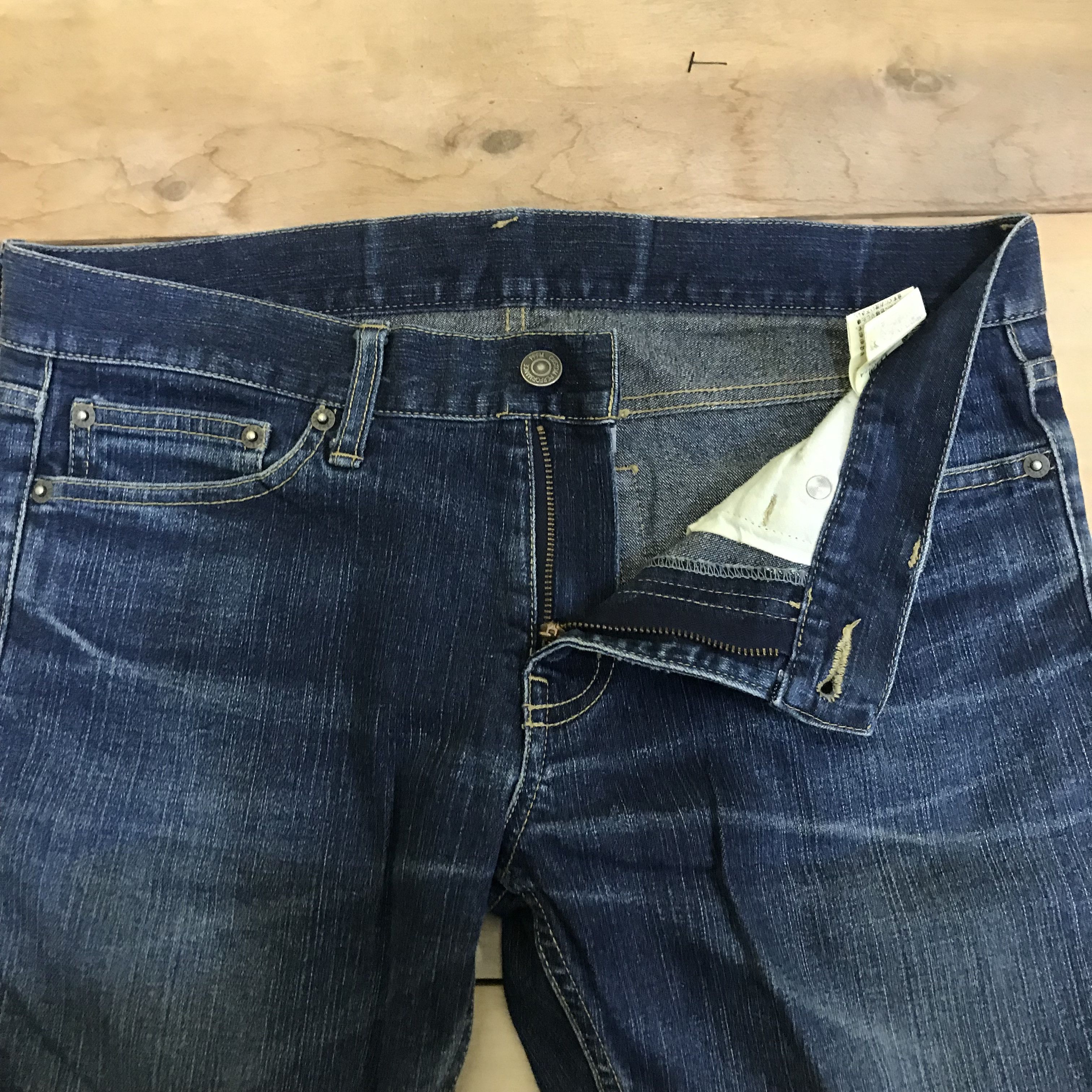 Japanese Brand X234 PPFM JAPANESE BRAND RIPPED DESTROYED SKINNY JEANS Size 34" / US 12 / IT 48 - 3 Thumbnail