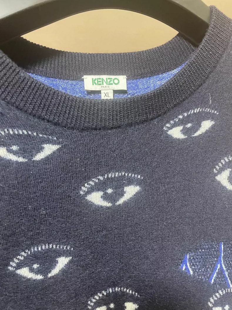 Kenzo KENZO A pure wool sweater Size US XL / EU 56 / 4 - 6 Thumbnail