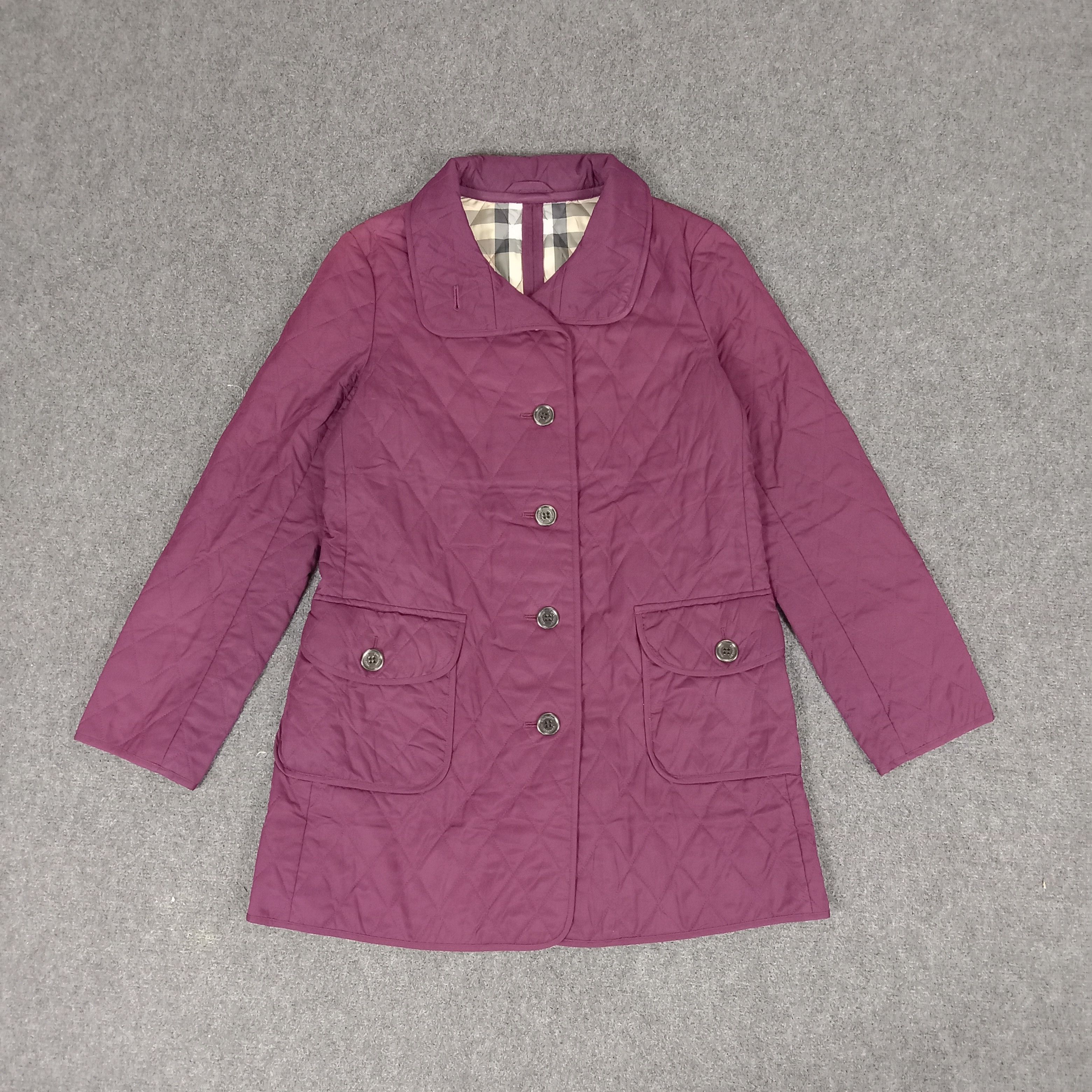 Burberry × Vintage Burberry London Luxury Brand Quilted Jacket Size XS / US 0-2 / IT 36-38 - 3 Thumbnail