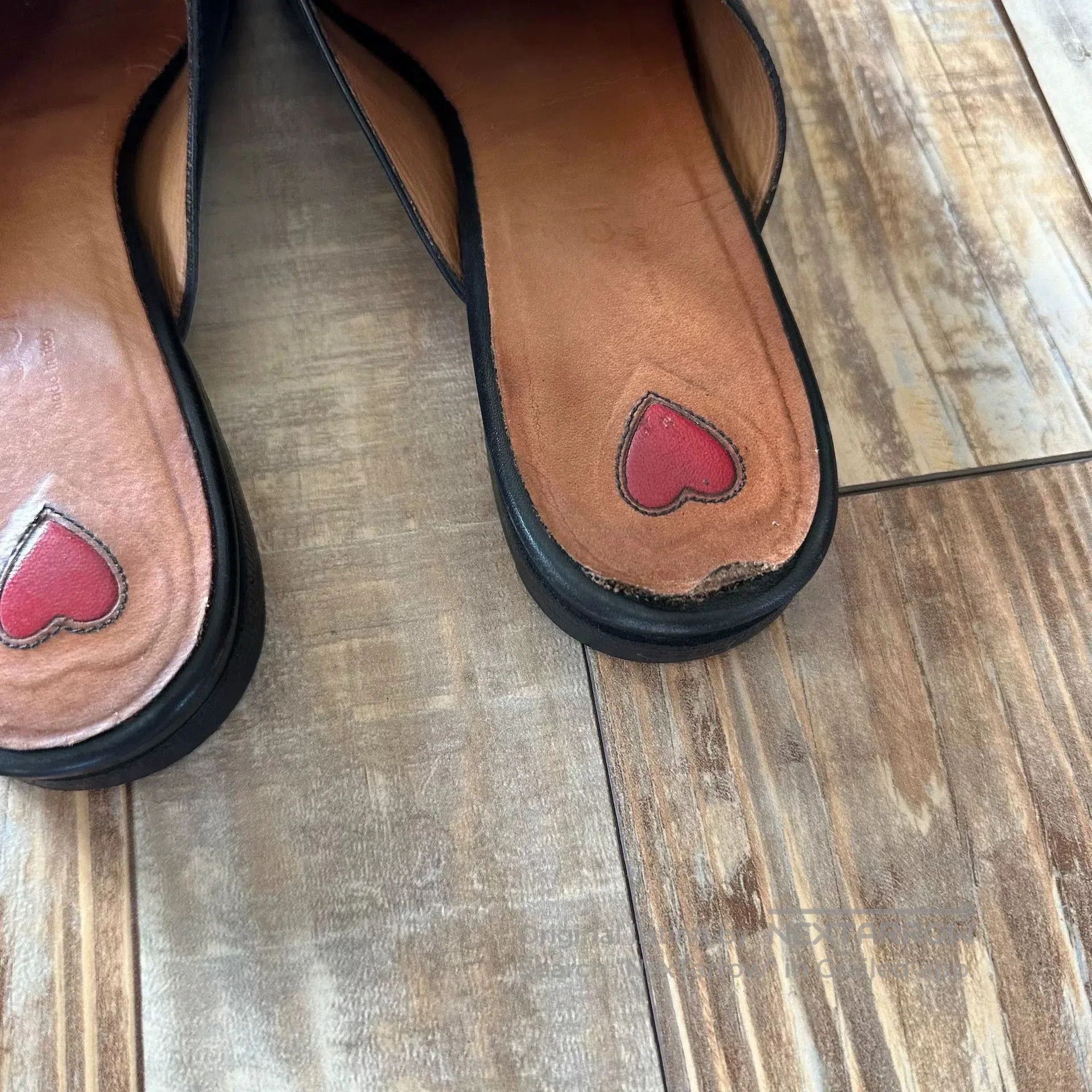 Gucci GUCCI Princetown Leather Slippers. Size US 7 / IT 37 - 4 Thumbnail