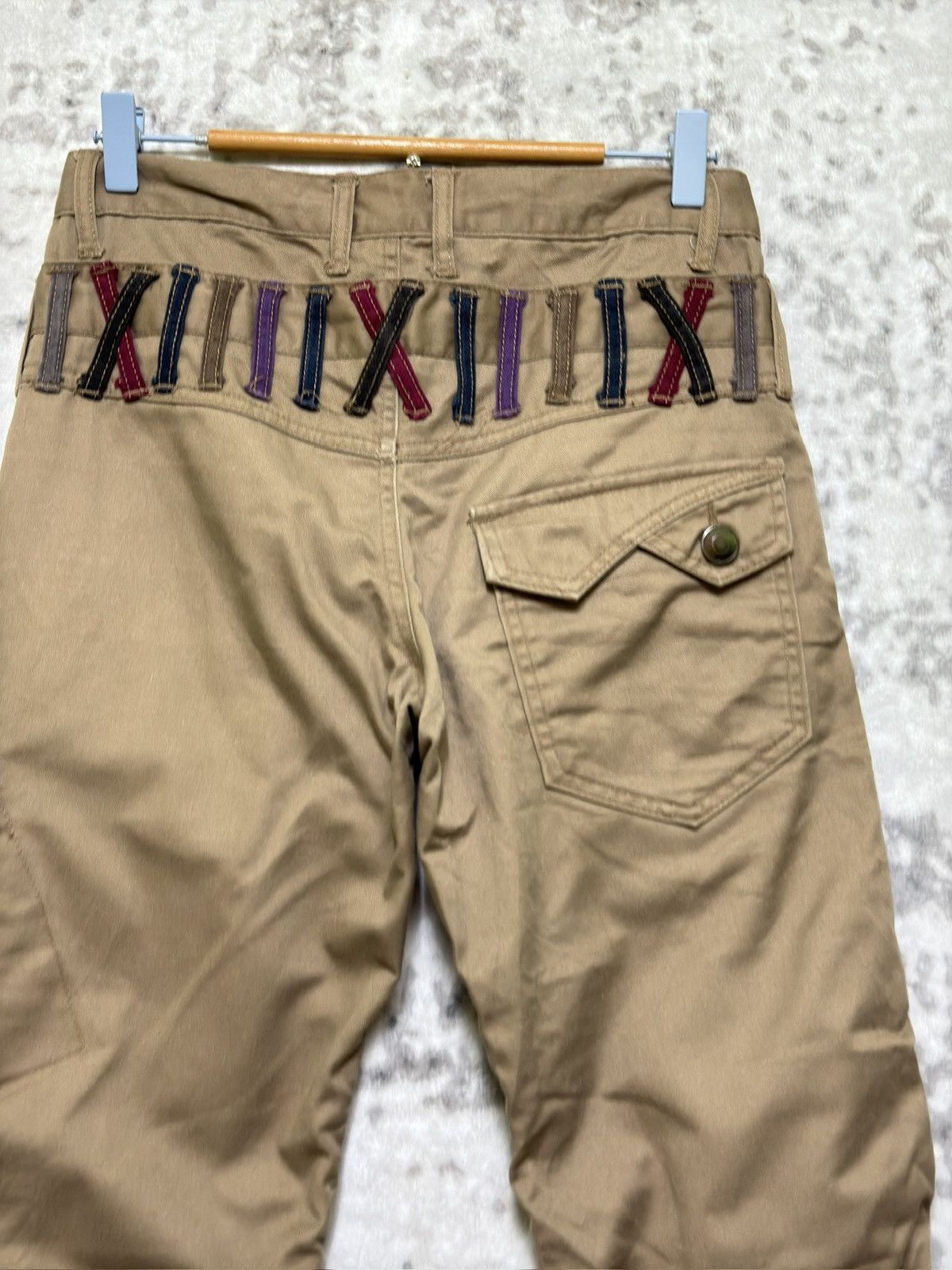 Japanese Brand Roushatte Y2K MultiPocket Double Waist Springleg Stacked Size US 28 / EU 44 - 10 Thumbnail