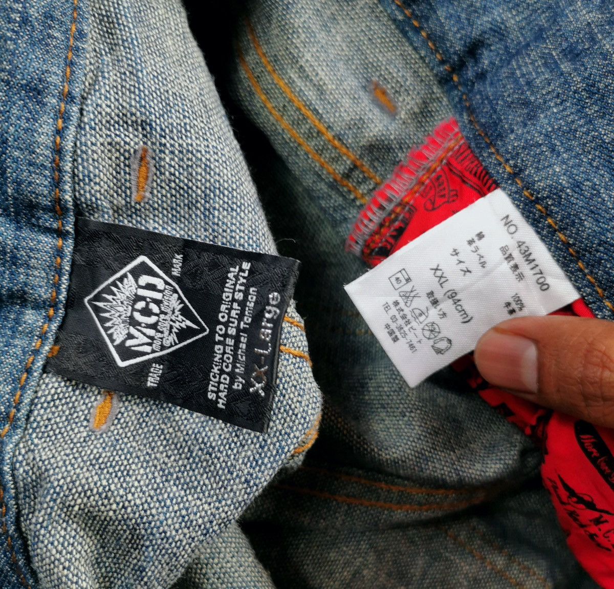 Japanese Brand More Core Division M.C.D Jeans (LG68) Size US 37 - 9 Thumbnail