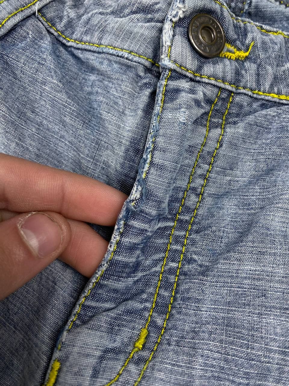 Armani Vintage Armani Jeans Denim Jeans Big Logo Size US 31 - 9 Thumbnail