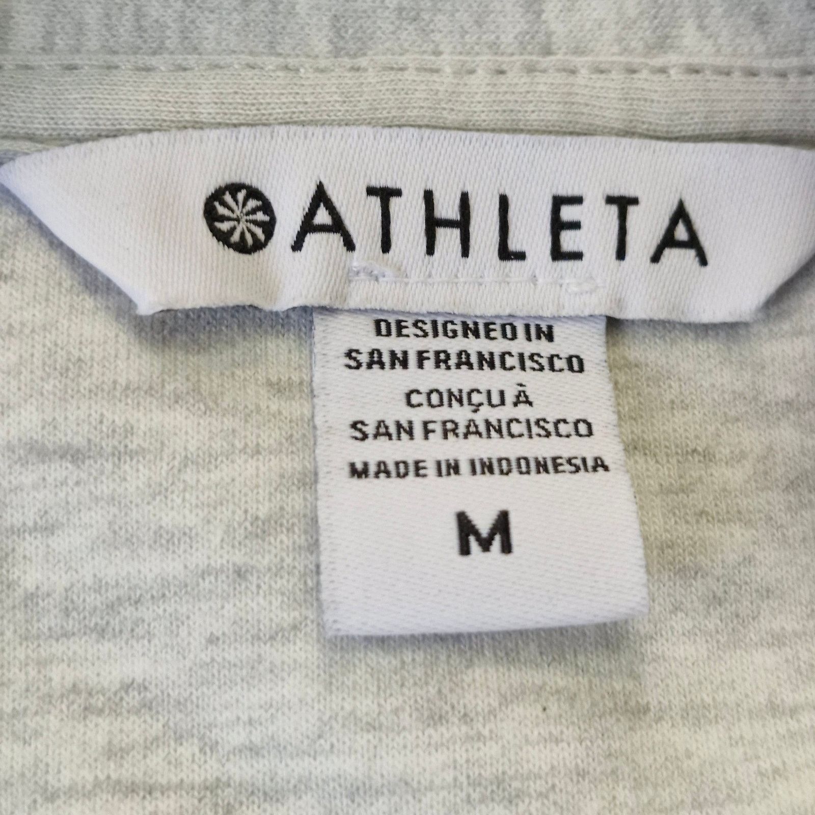 Athleta Athleta Retroterry Wrap Sweatshirt Gray Womens Medium Size M / US 6-8 / IT 42-44 - 2 Thumbnail