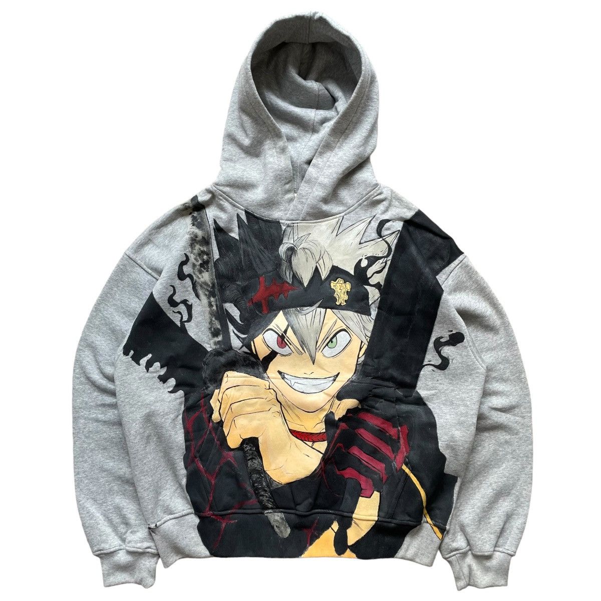 BLACK CLOVER ASTA CUSTOM HAND PAINTED HOODIE
