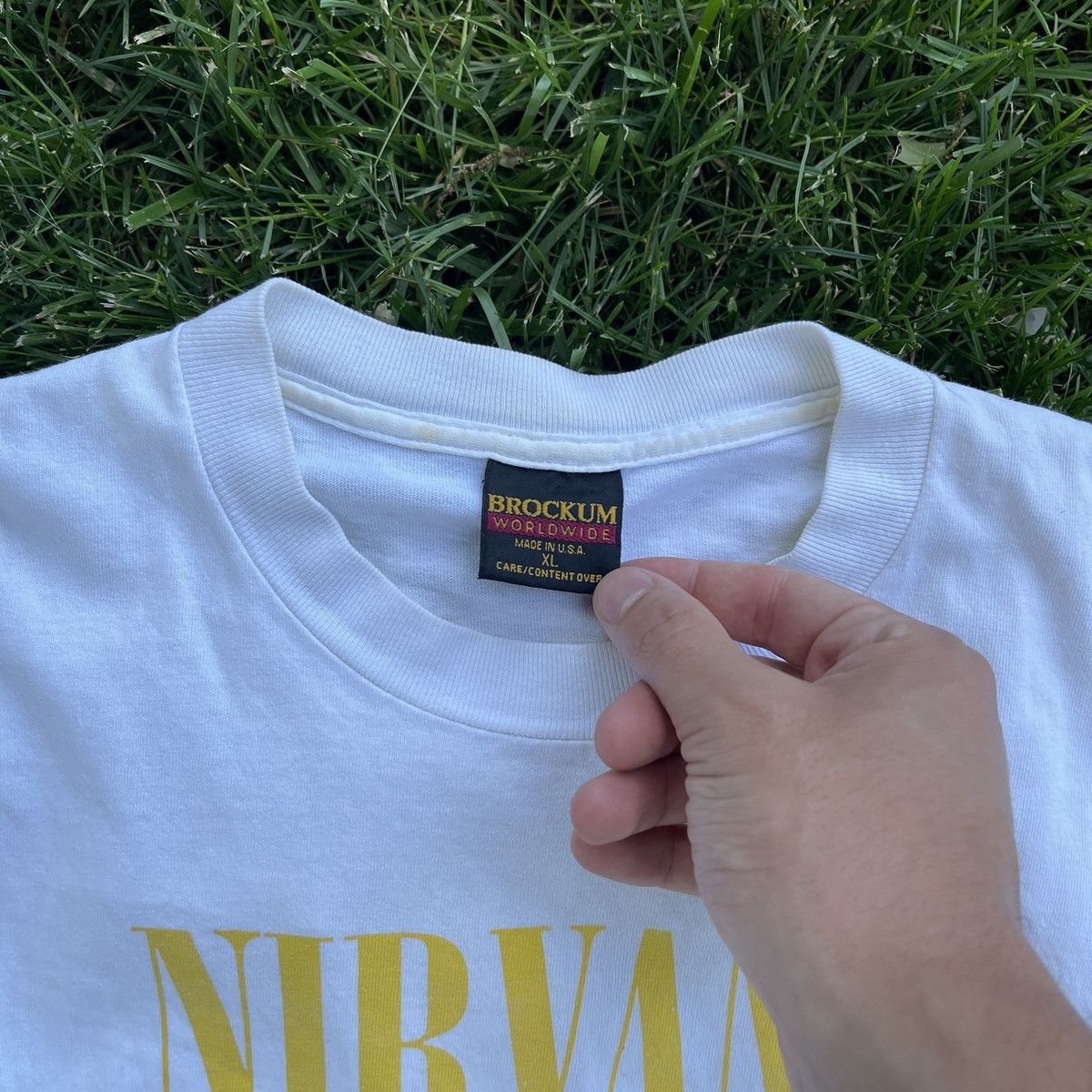 Brockum × Nirvana × Vintage Nirvana in utero vintage 1993 t-shirt - 100% authentic Size US XL / EU 56 / 4 - 5 Thumbnail