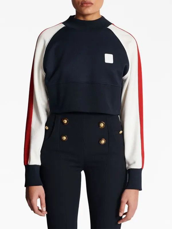 Balmain o1y0625 Sweatshirt in Multicolor Size L / US 10 / IT 46 - 2 Thumbnail