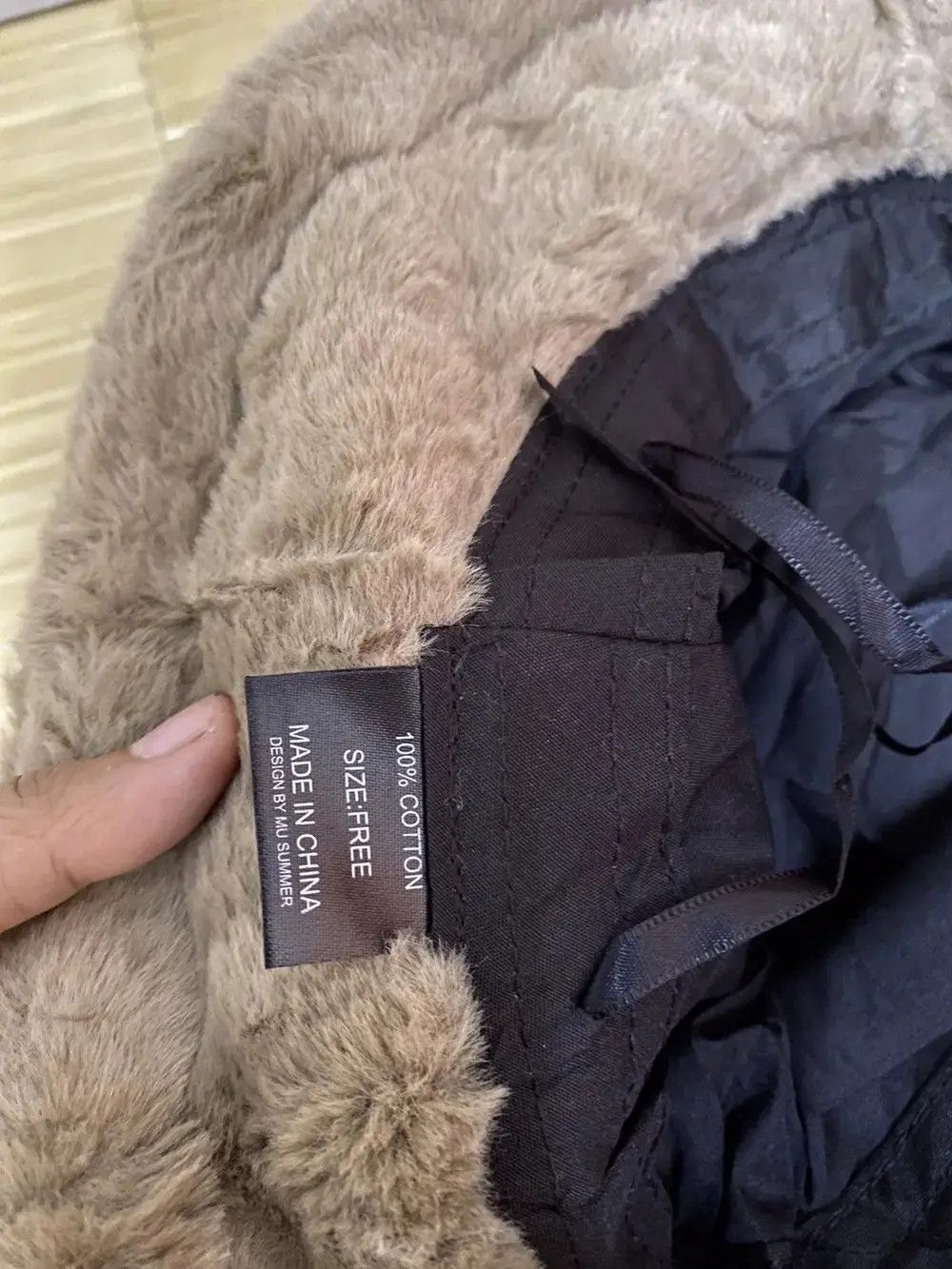 Japanese Brand Fur Fleece Japanese Brand Bucket Hat Size ONE SIZE - 6 Thumbnail